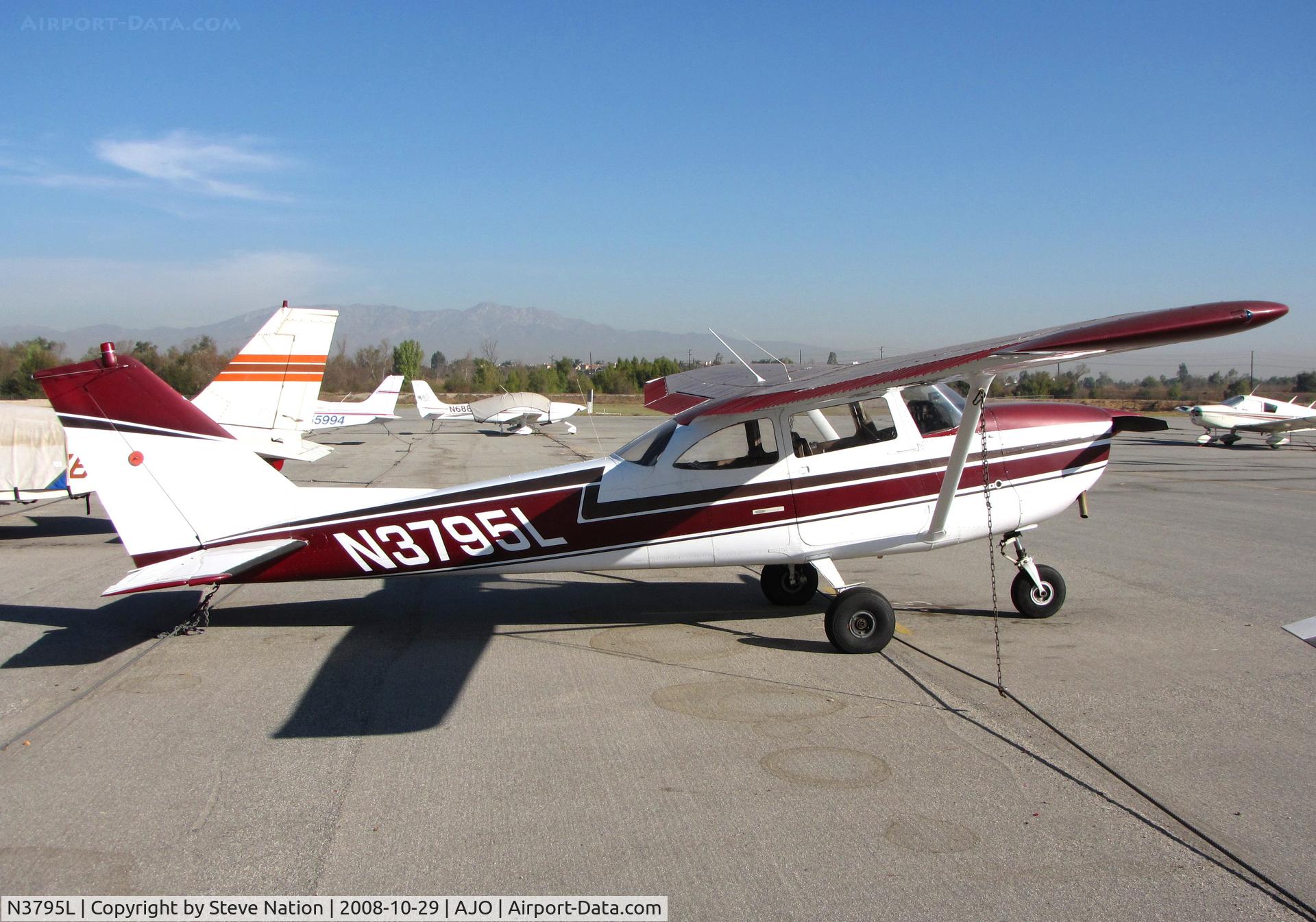 N3795L, 1965 Cessna 172G C/N 17253964, Tail low or nose high (?) 1965 Cessna 172G
