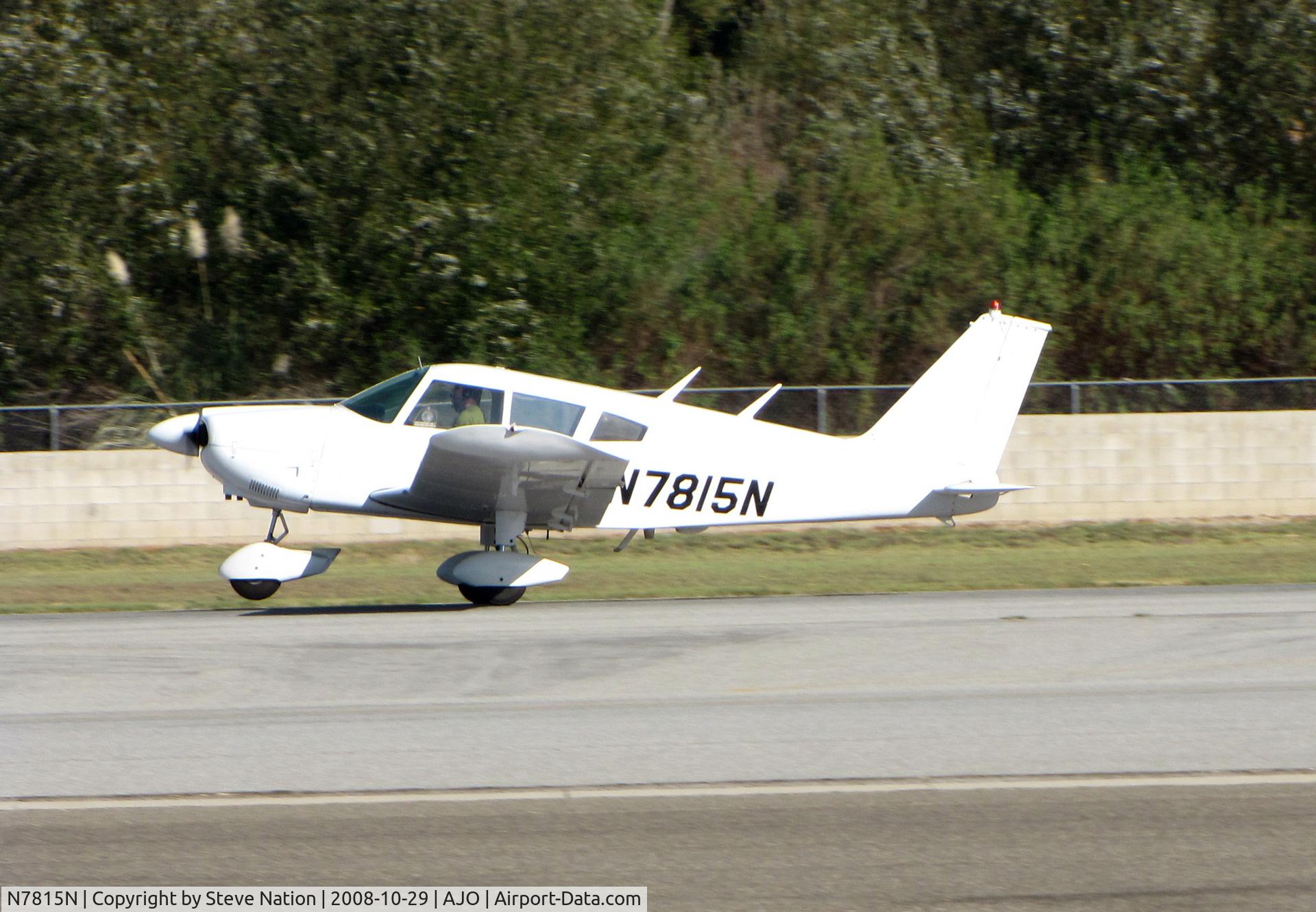 N7815N, 1969 Piper PA-28-180 C/N 28-5266, 1969 Piper PA-28-180 main wheels planted @ 