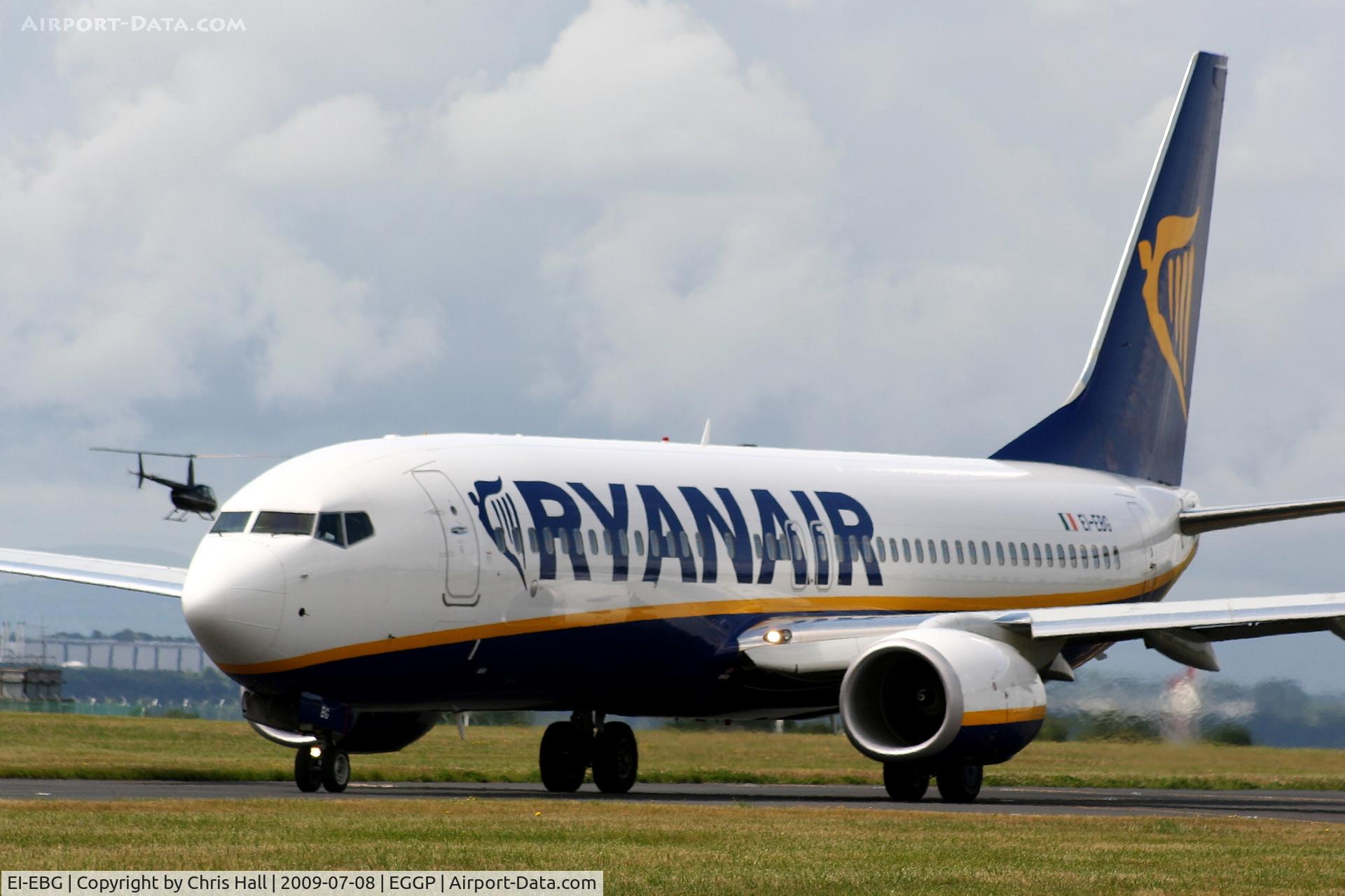 EI-EBG, 2009 Boeing 737-8AS C/N 37525, Ryanair Boeing 737-8AS/WL