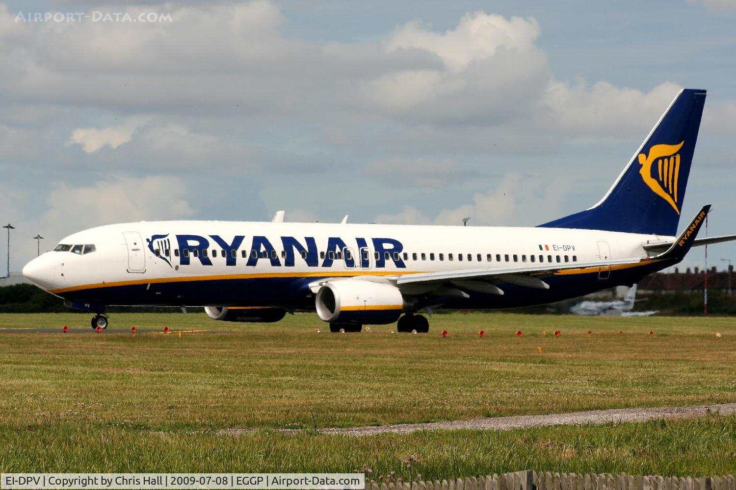 EI-DPV, 2007 Boeing 737-8AS C/N 35551, Ryanair