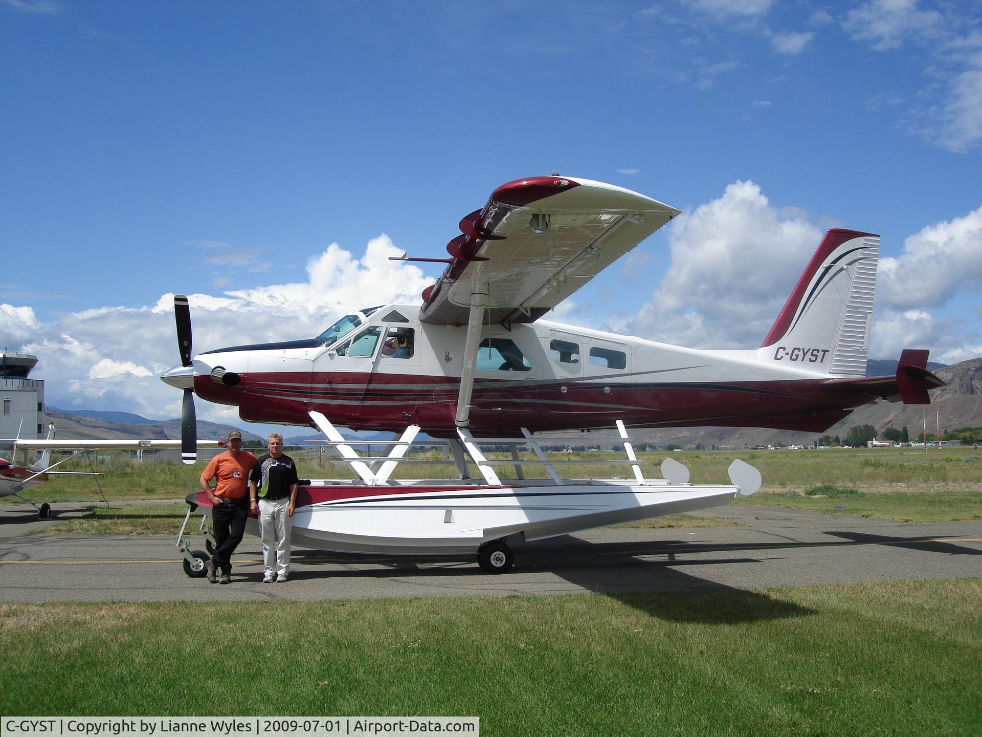 C-GYST, 1957 De Havilland Canada DHC-2T Viking Turbo Beaver C/N 1161, Turbine Beaver in Kamloops, B.C.