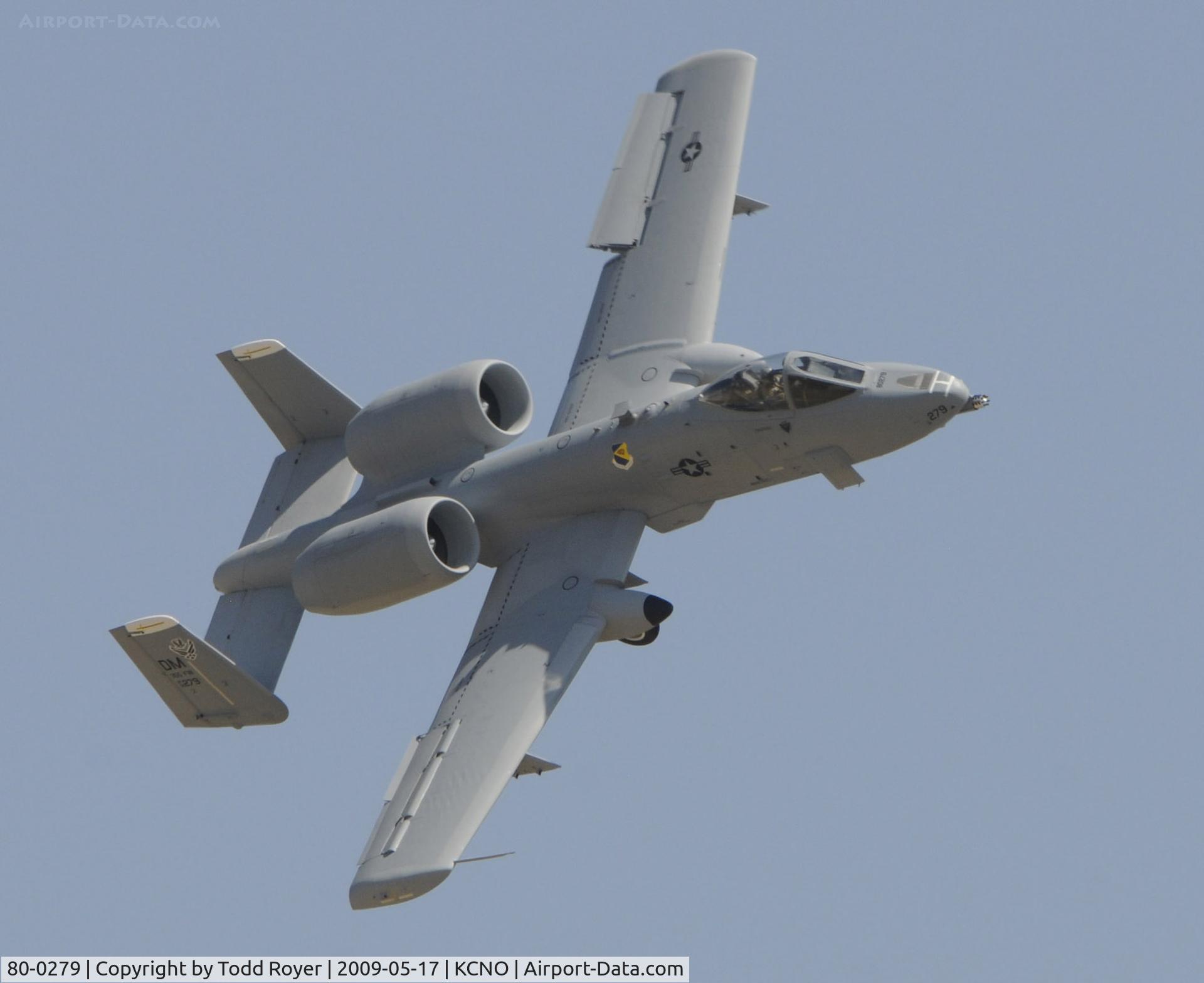 80-0279, 1980 Fairchild Republic A-10C Thunderbolt II C/N A10-0629, Chino Airshow 2009