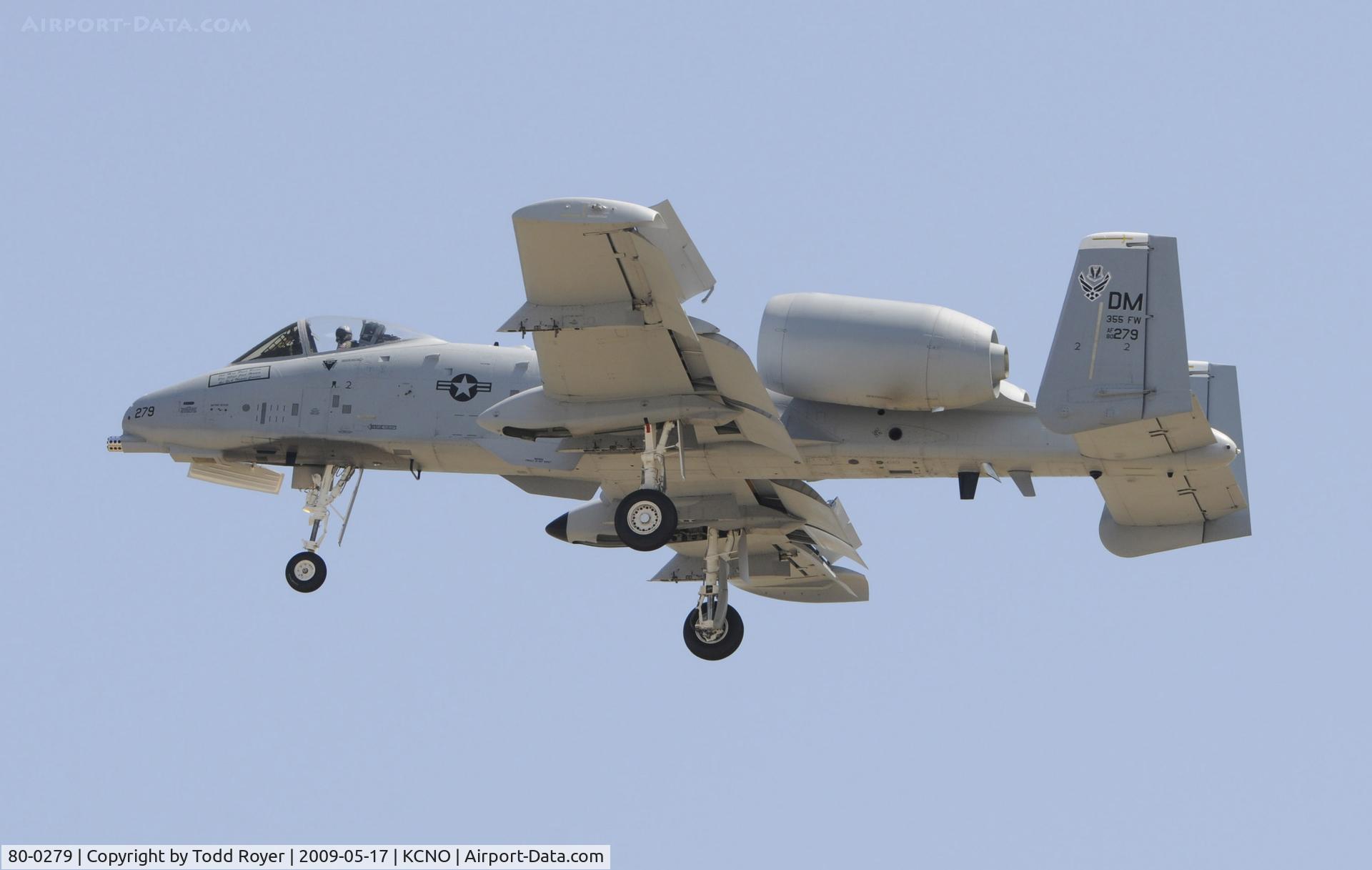 80-0279, 1980 Fairchild Republic A-10C Thunderbolt II C/N A10-0629, Chino Airshow 2009