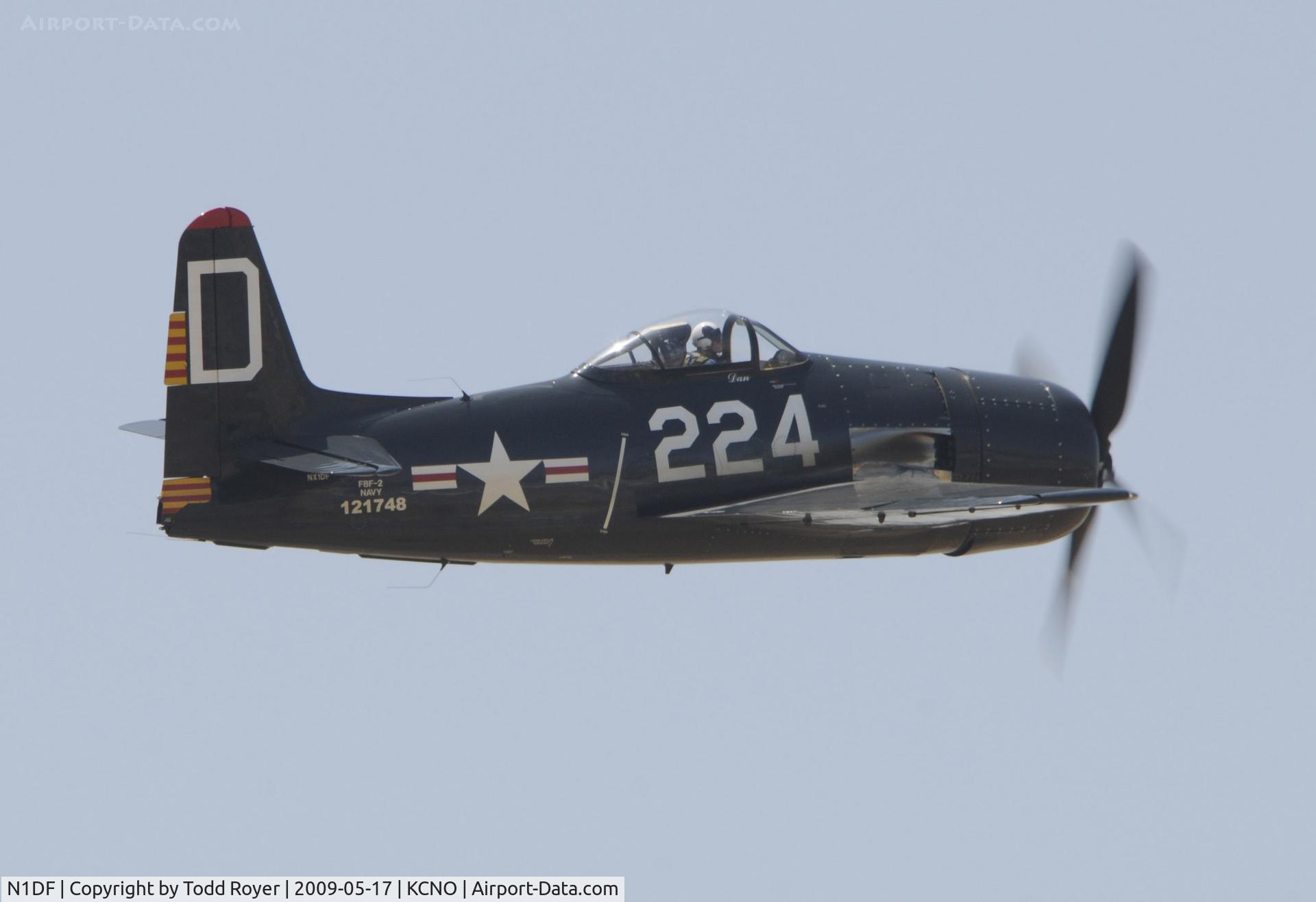 N1DF, 1948 Grumman F8F-2 (G58) Bearcat C/N D.1122, Chino Airshow 2009