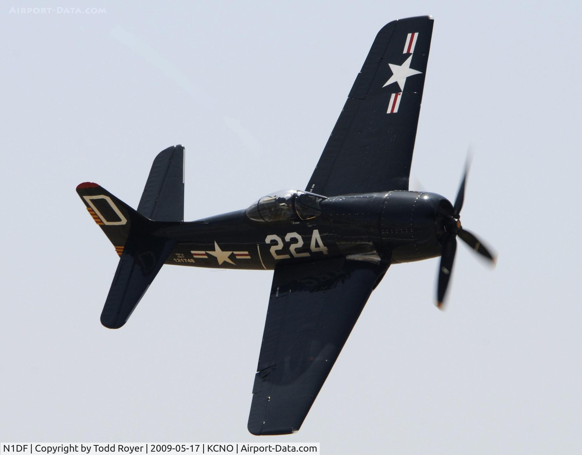 N1DF, 1948 Grumman F8F-2 (G58) Bearcat C/N D.1122, Chino Airshow 2009