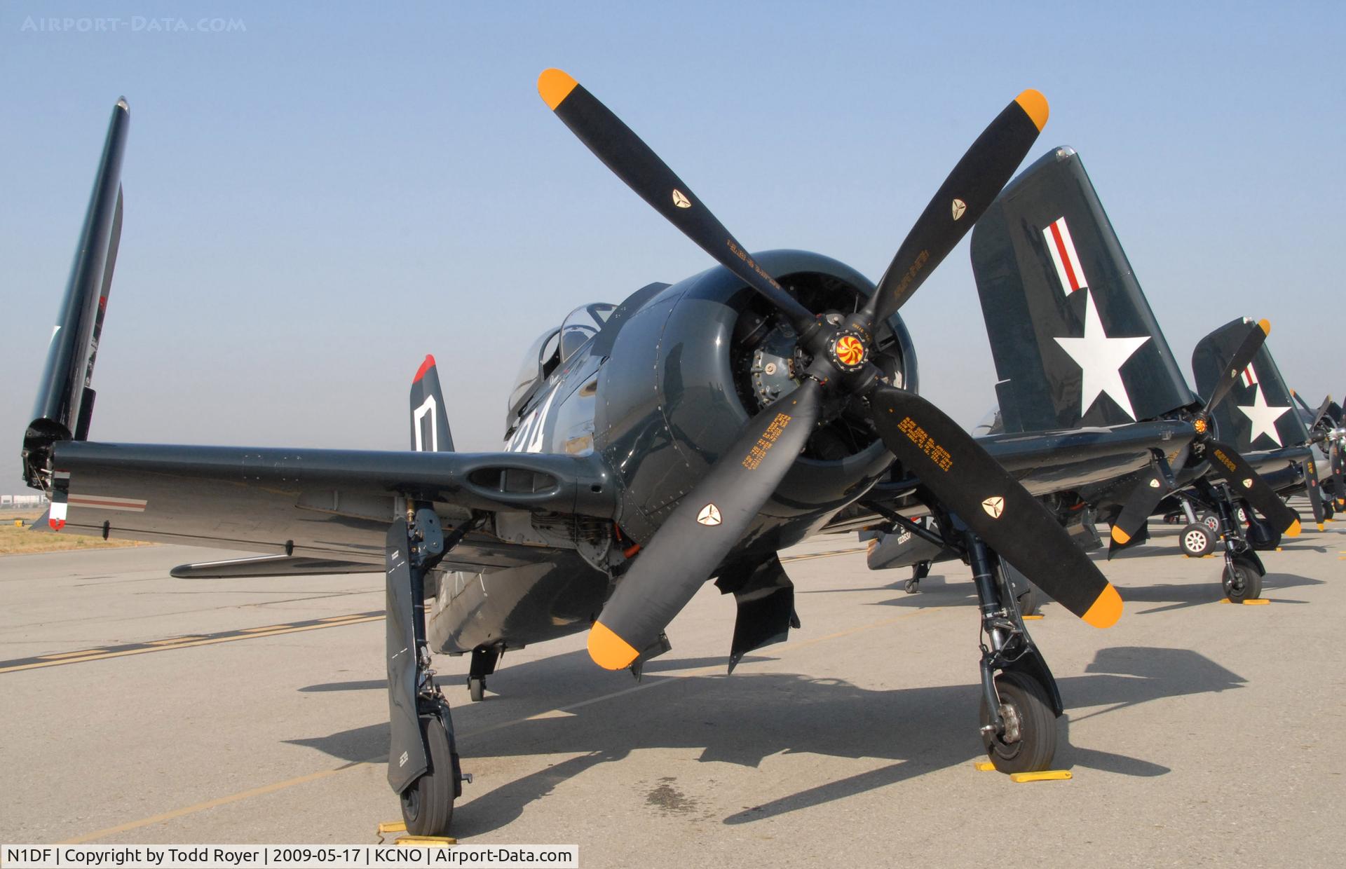 N1DF, 1948 Grumman F8F-2 (G58) Bearcat C/N D.1122, Chino Airshow 2009