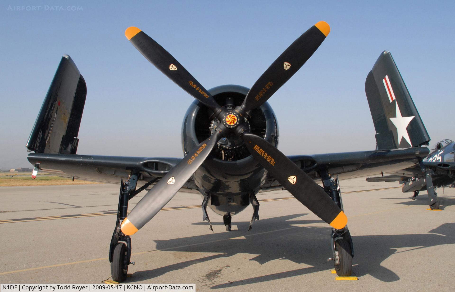N1DF, 1948 Grumman F8F-2 (G58) Bearcat C/N D.1122, Chino Airshow 2009