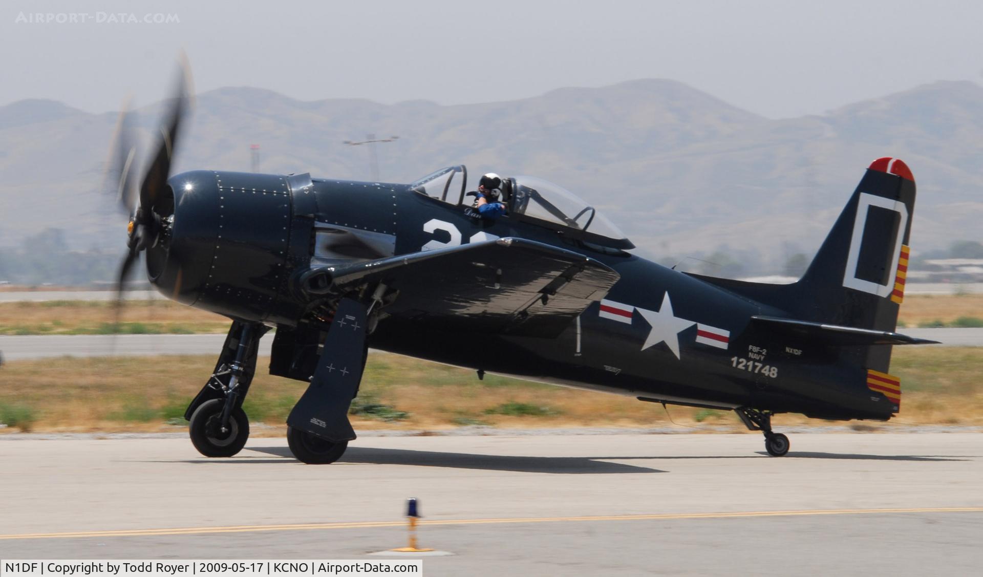 N1DF, 1948 Grumman F8F-2 (G58) Bearcat C/N D.1122, Chino Airshow 2009