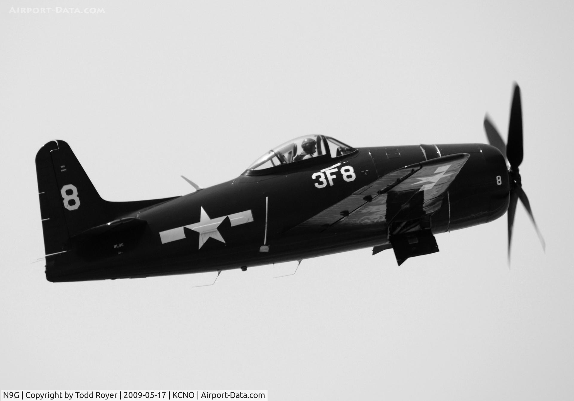 N9G, Grumman F8F-1 Bearcat C/N D.18, Chino Airshow 2009