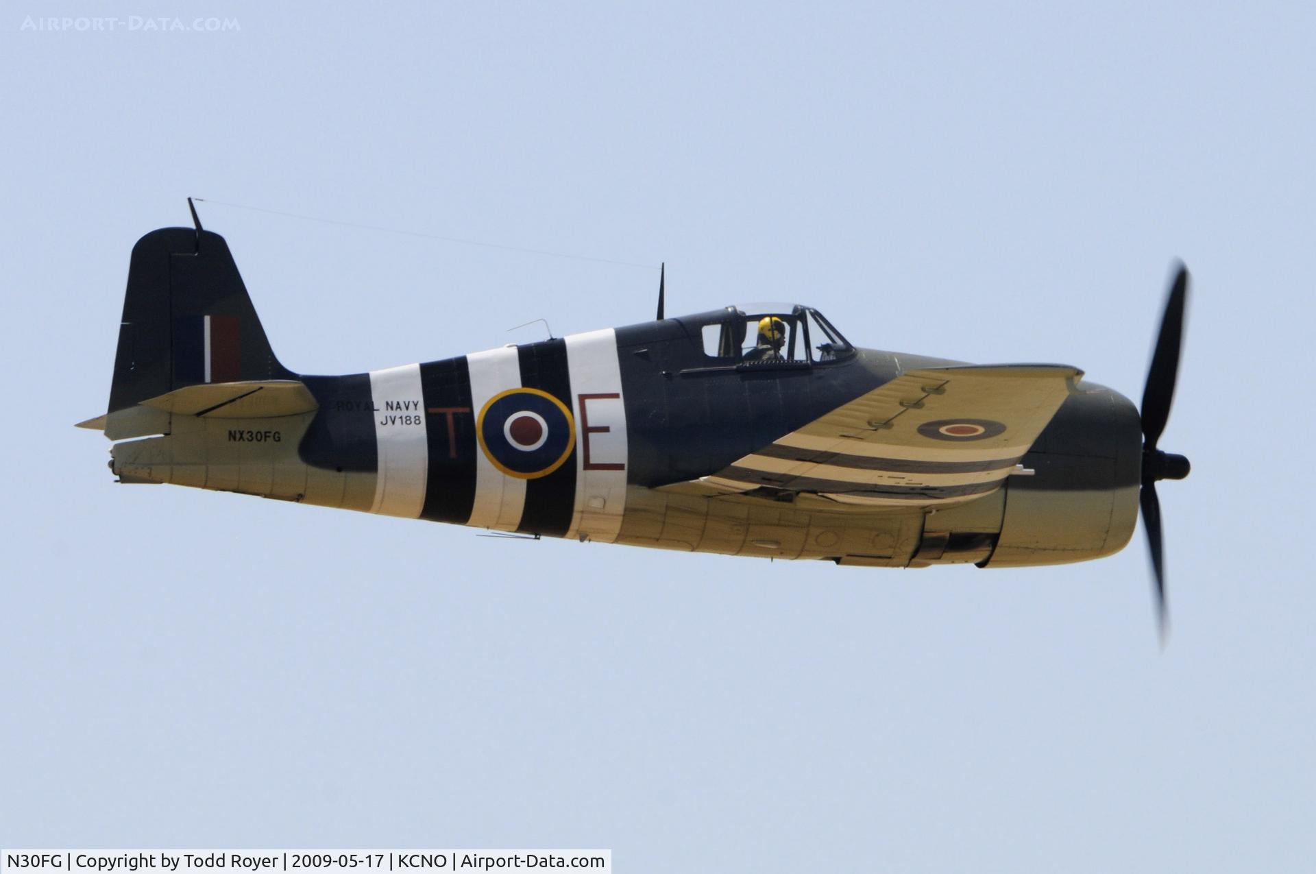N30FG, 1944 Grumman F6F-3 Hellcat C/N A-3196, Chino Airshow 2009