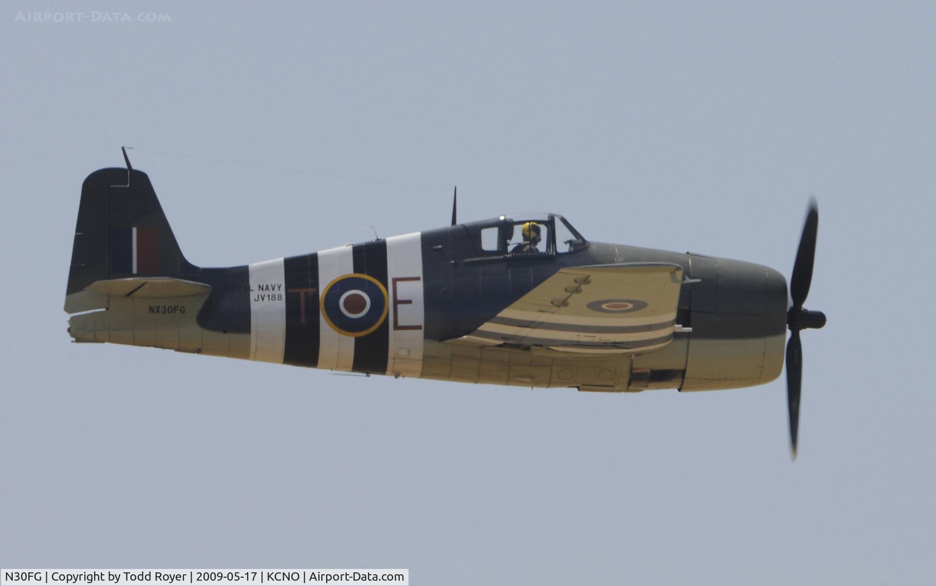 N30FG, 1944 Grumman F6F-3 Hellcat C/N A-3196, Chino Airshow 2009