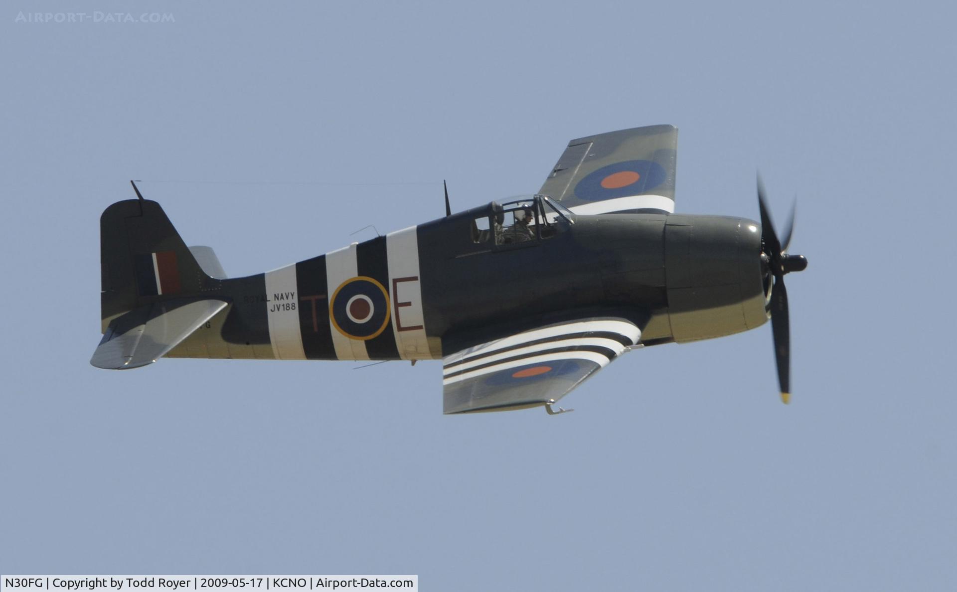 N30FG, 1944 Grumman F6F-3 Hellcat C/N A-3196, Chino Airshow 2009