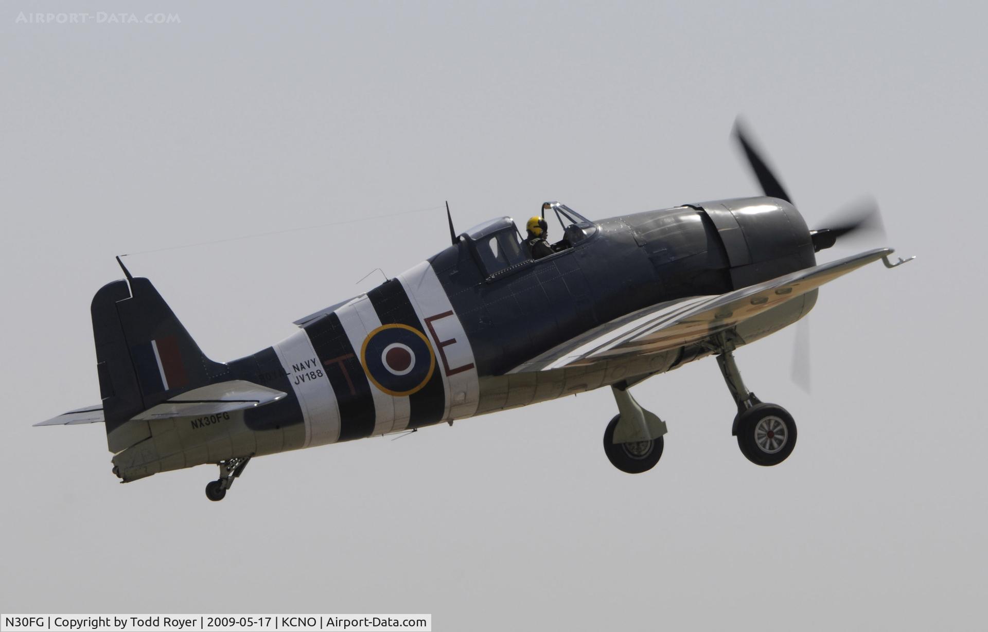 N30FG, 1944 Grumman F6F-3 Hellcat C/N A-3196, Chino Airshow 2009