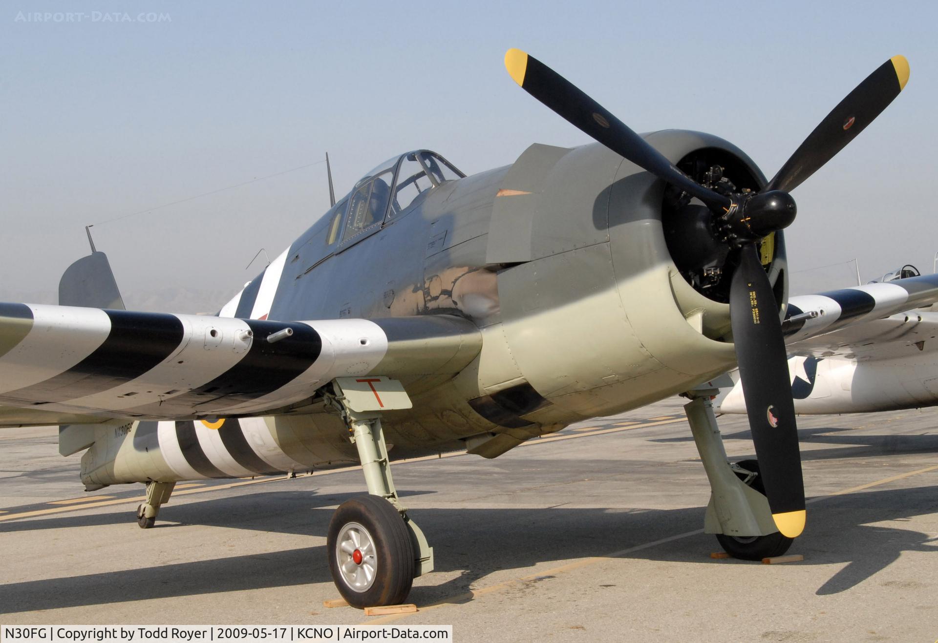 N30FG, 1944 Grumman F6F-3 Hellcat C/N A-3196, Chino Airshow 2009