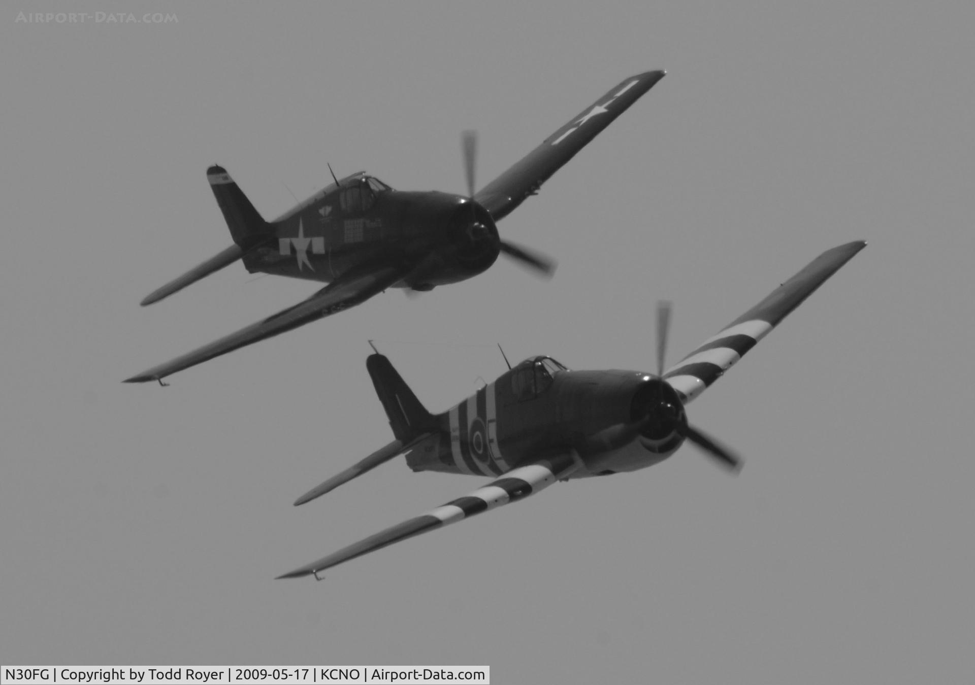N30FG, 1944 Grumman F6F-3 Hellcat C/N A-3196, Chino Airshow 2009
