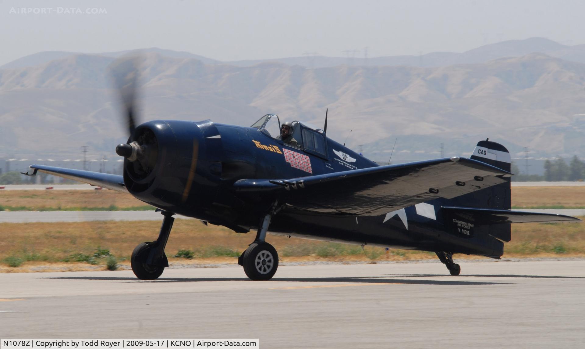 N1078Z, 1963 Grumman F6F-5 Hellcat C/N 27354801-66, Chino Airshow 2009