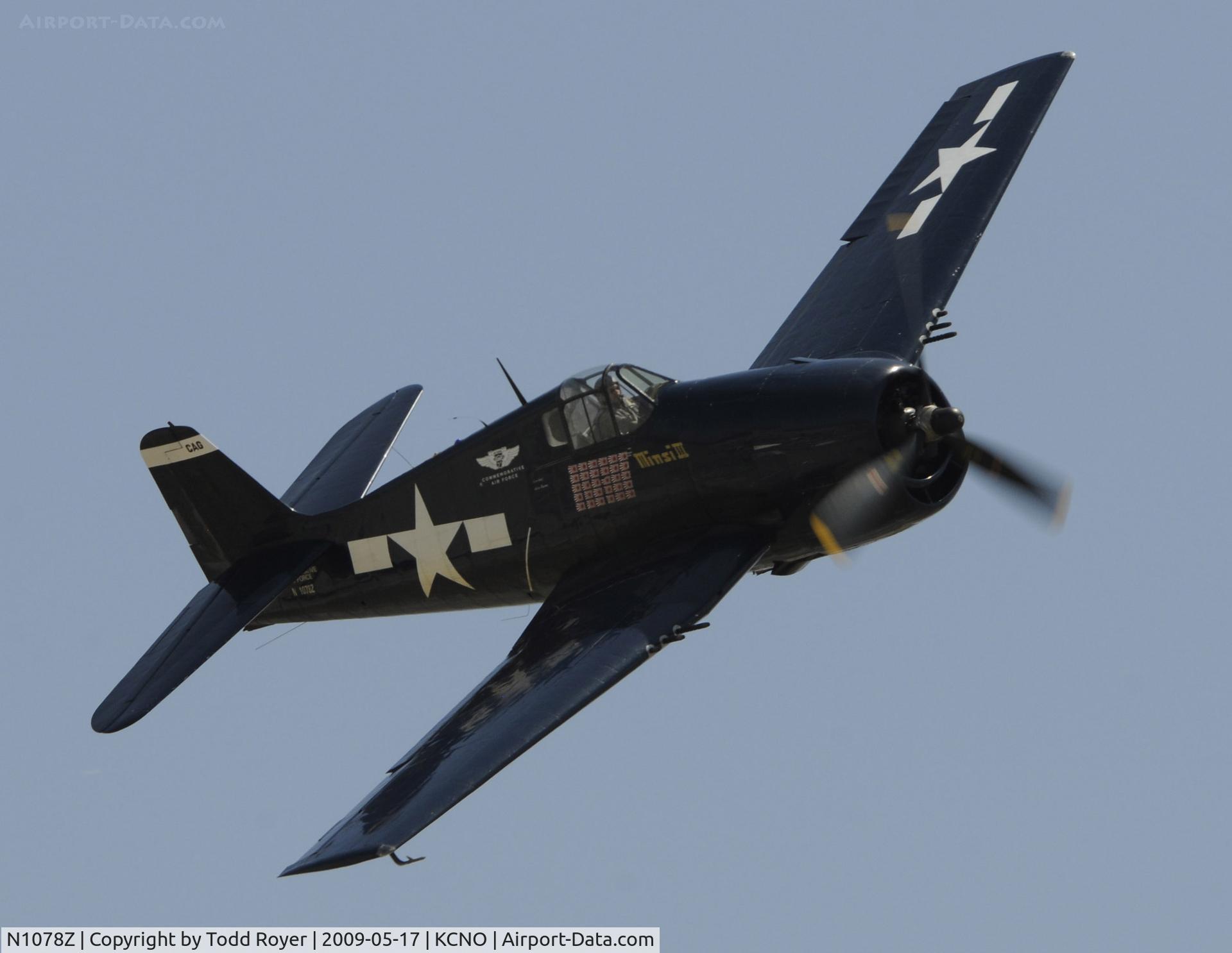 N1078Z, 1963 Grumman F6F-5 Hellcat C/N 27354801-66, Chino Airshow 2009