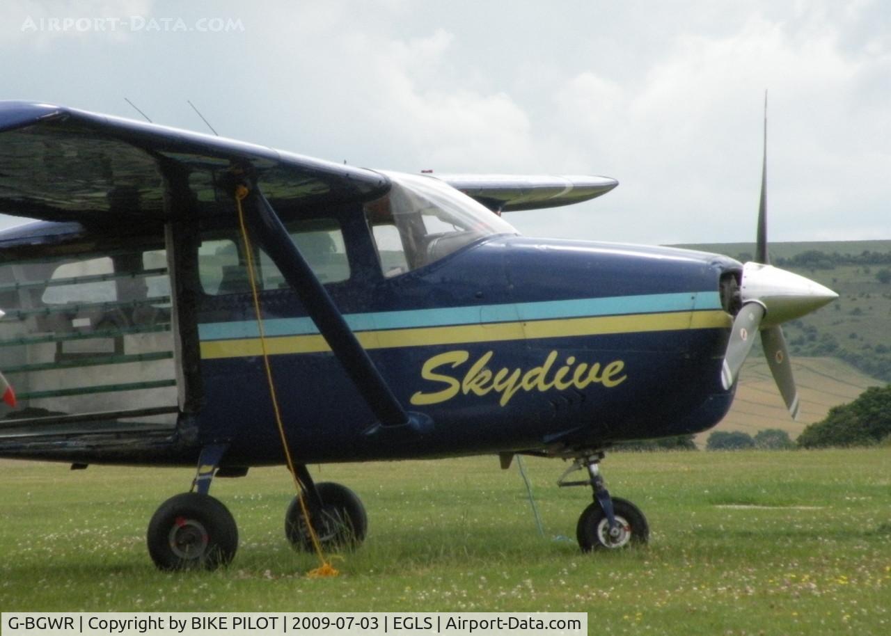 G-BGWR, 1966 Cessna U206A Super Skywagon C/N U206-0653, OPERATED BY THE LOCAL SKYDIVING COMPANY