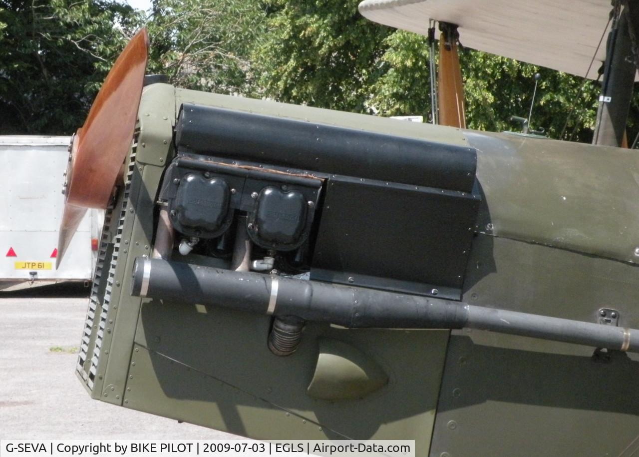 G-SEVA, 1987 Royal Aircraft Factory SE-5A Replica C/N PFA 020-10955, CONTINENTAL C90-14F POWERING THE SE5A REPLICA
