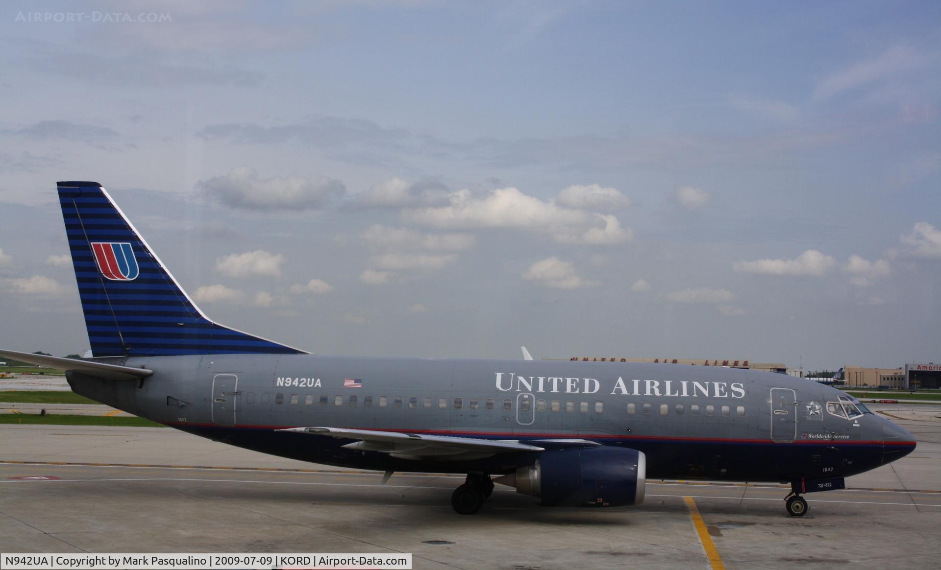 N942UA, 1992 Boeing 737-522 C/N 26679, Boeing 737-500