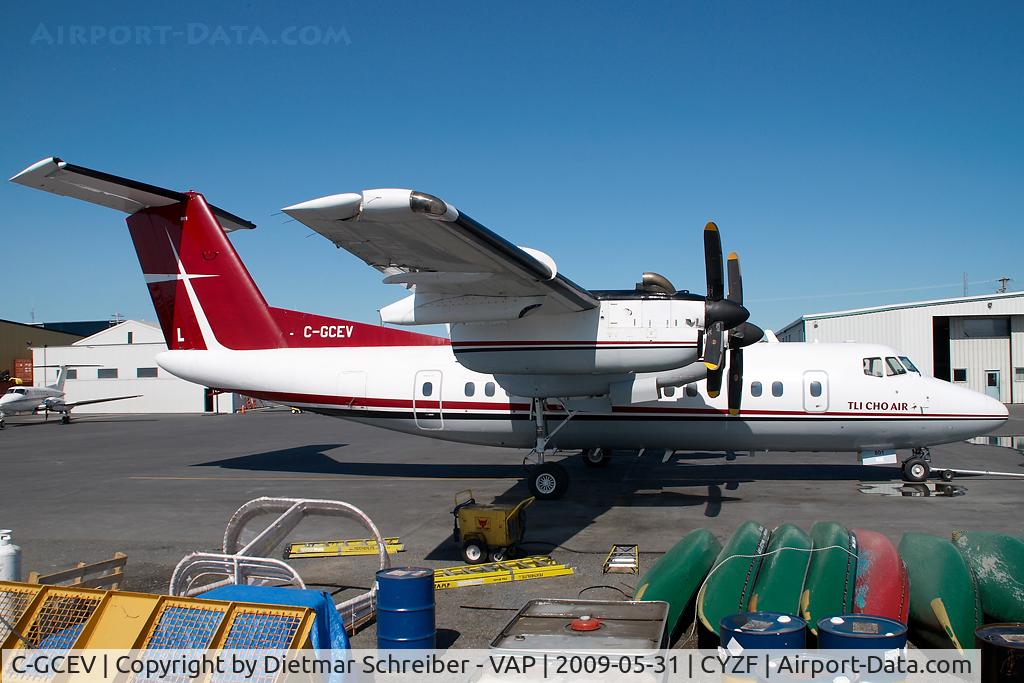 C-GCEV, 1981 De Havilland Canada DHC-7-103 Dash 7 C/N 63, Tli Cho Air Dash 7