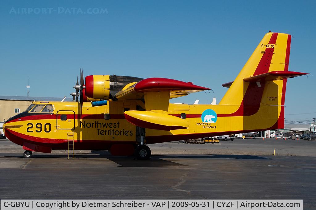C-GBYU, 1985 Canadair CL-215-6B11(CL-215T) C/N 1083, Buffalo Airways CL215