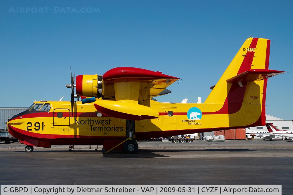 C-GBPD, 1985 Canadair CL-215-V (CL-215-1A10) C/N 1084, Buffalo Airways CL215