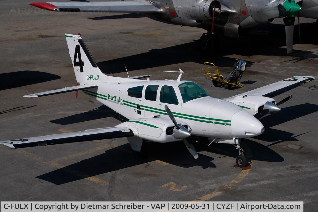 C-FULX, 1966 Beech C55 Baron (95-C55) C/N TE-147, Buffalo Airways Beech 95