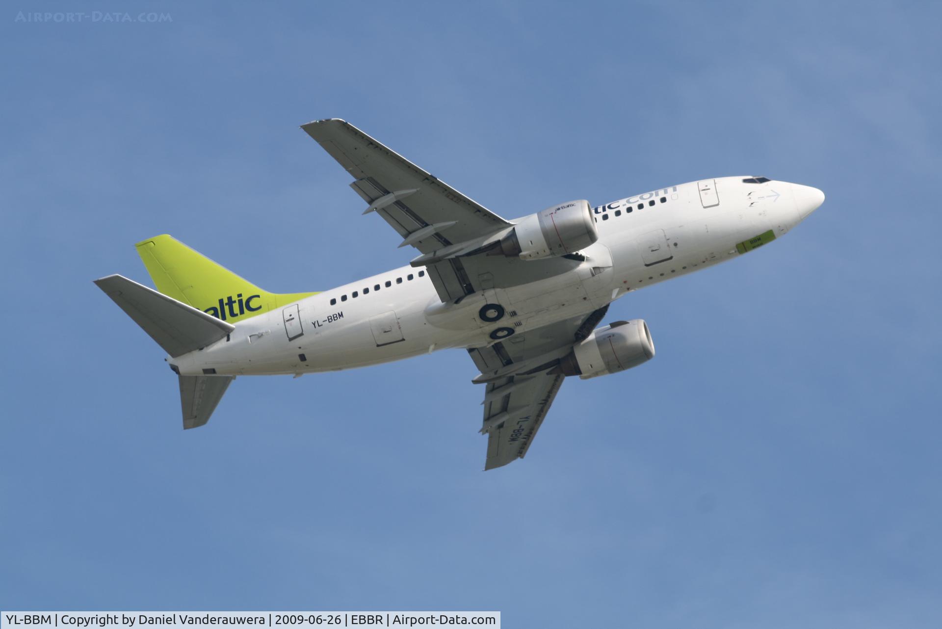 YL-BBM, 1992 Boeing 737-522 C/N 26680, Flight BT602 is taking off from rwy 07R