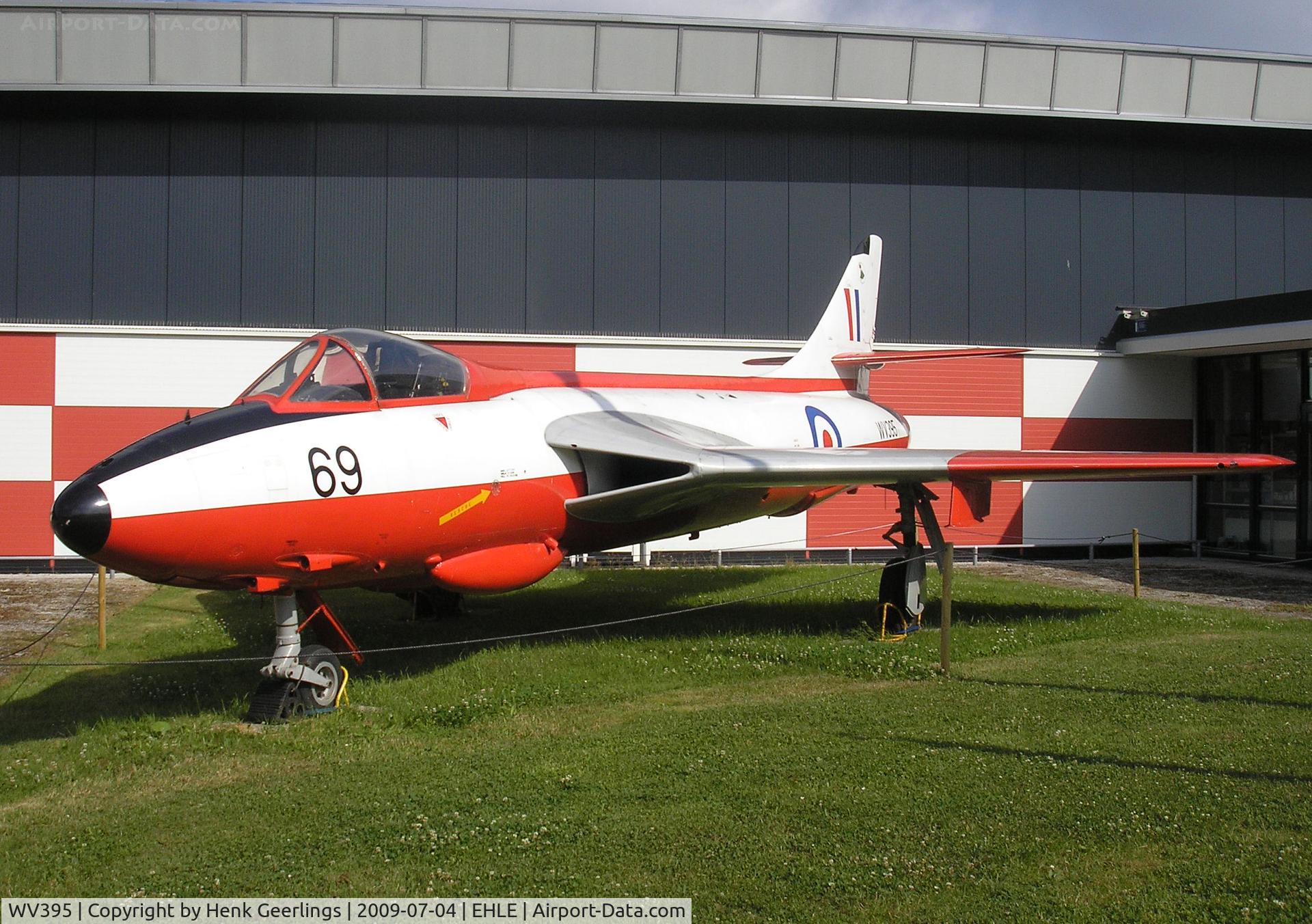 WV395, Hawker Hunter F.51 C/N 41H680269, Aviodrome Aviation Museum at Lelystad Airport
