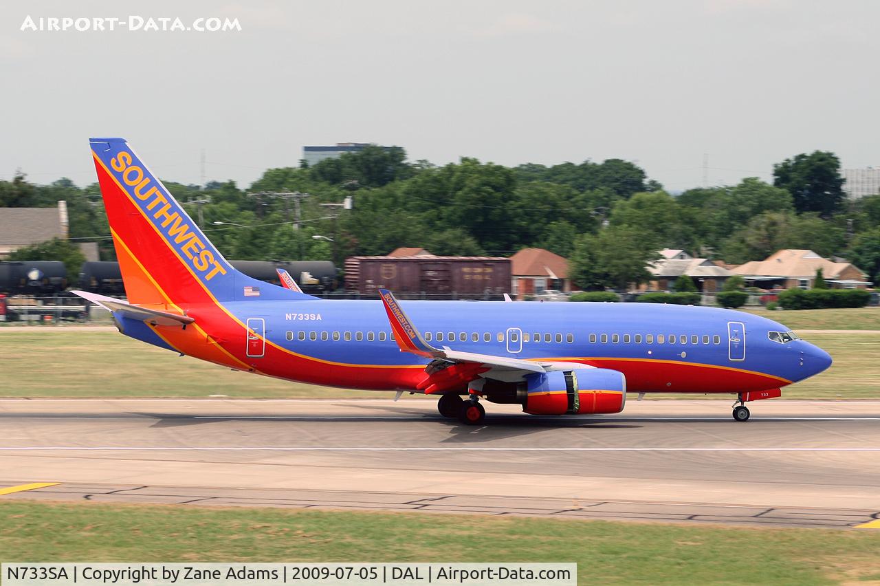 N733SA, 1999 Boeing 737-7H4 C/N 27865, Southwest Airlines at Dallas Love Field