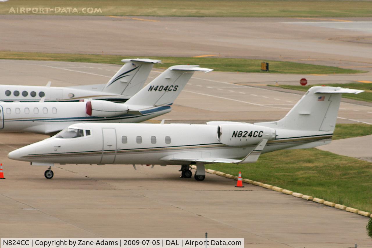 N824CC, 1982 Gates Learjet 55 Longhorn C/N 55-024, At Dallas Love Field