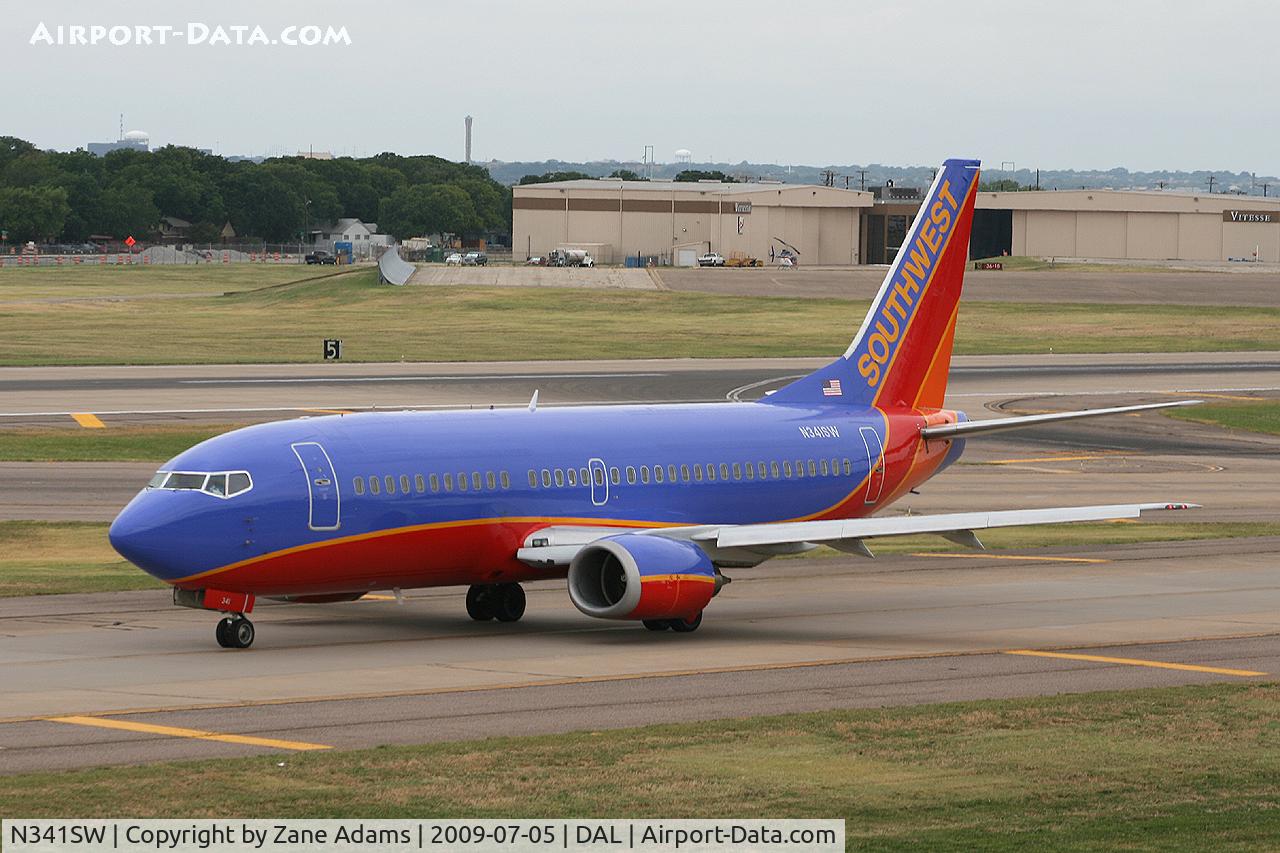 N341SW, 1988 Boeing 737-3H4 C/N 24091, Southwest Airlines at Dallas Love Field