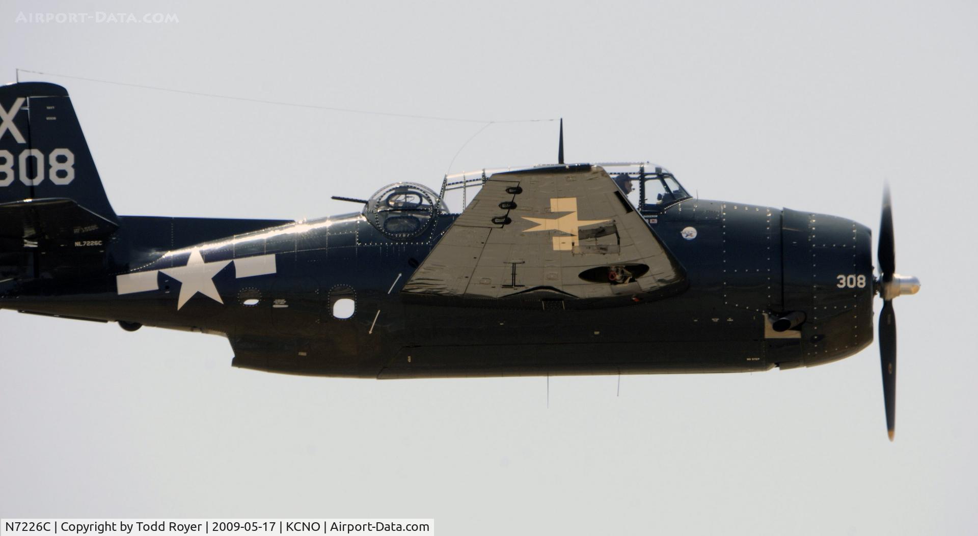 N7226C, Grumman TBM-3E Avenger C/N 85938, Chino Airshow 2009