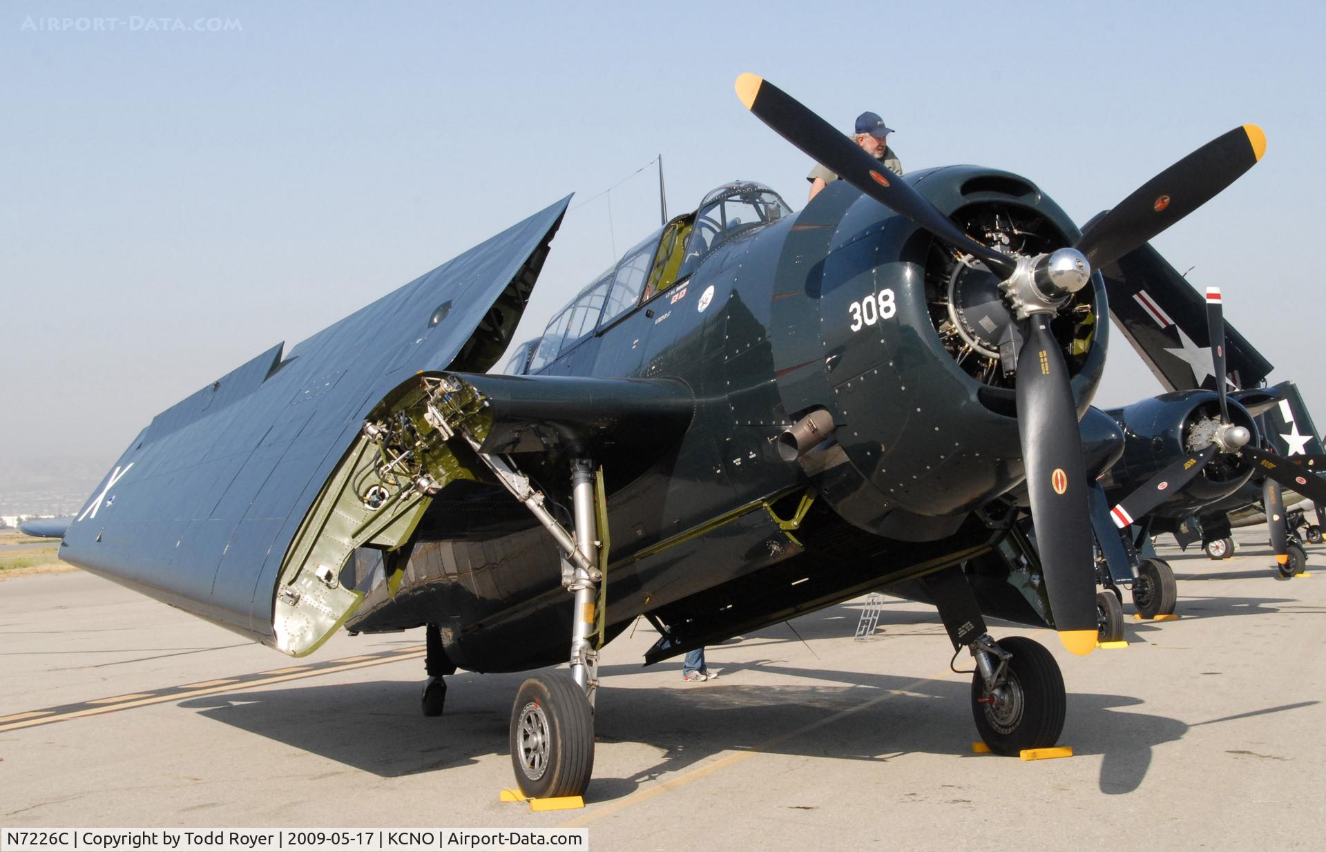 N7226C, Grumman TBM-3E Avenger C/N 85938, Chino Airshow 2009