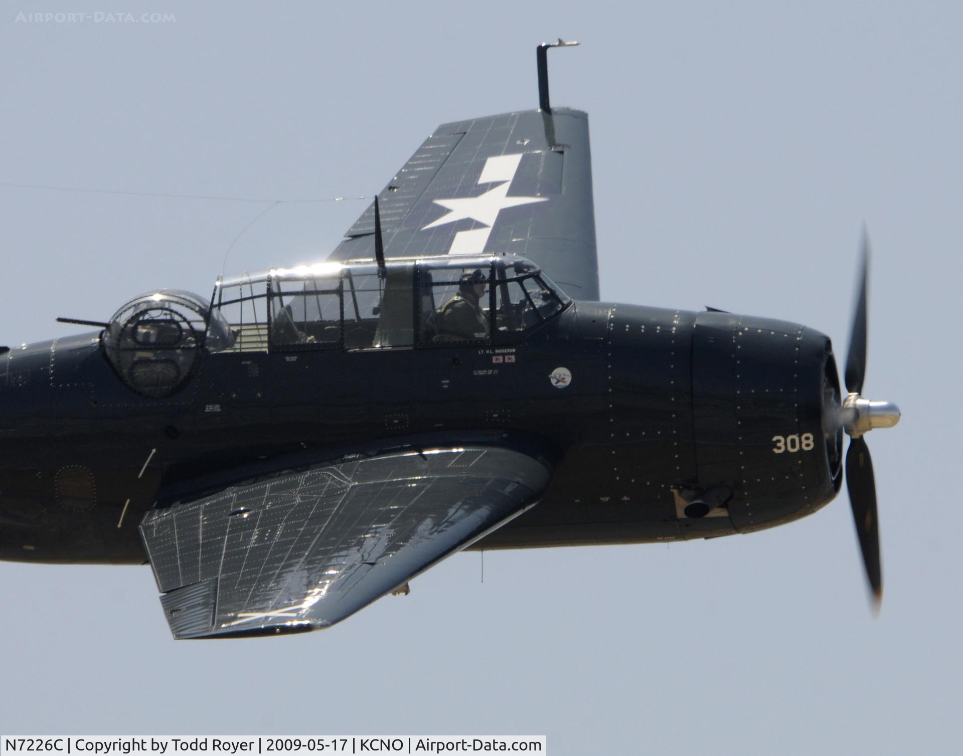 N7226C, Grumman TBM-3E Avenger C/N 85938, Chino Airshow 2009