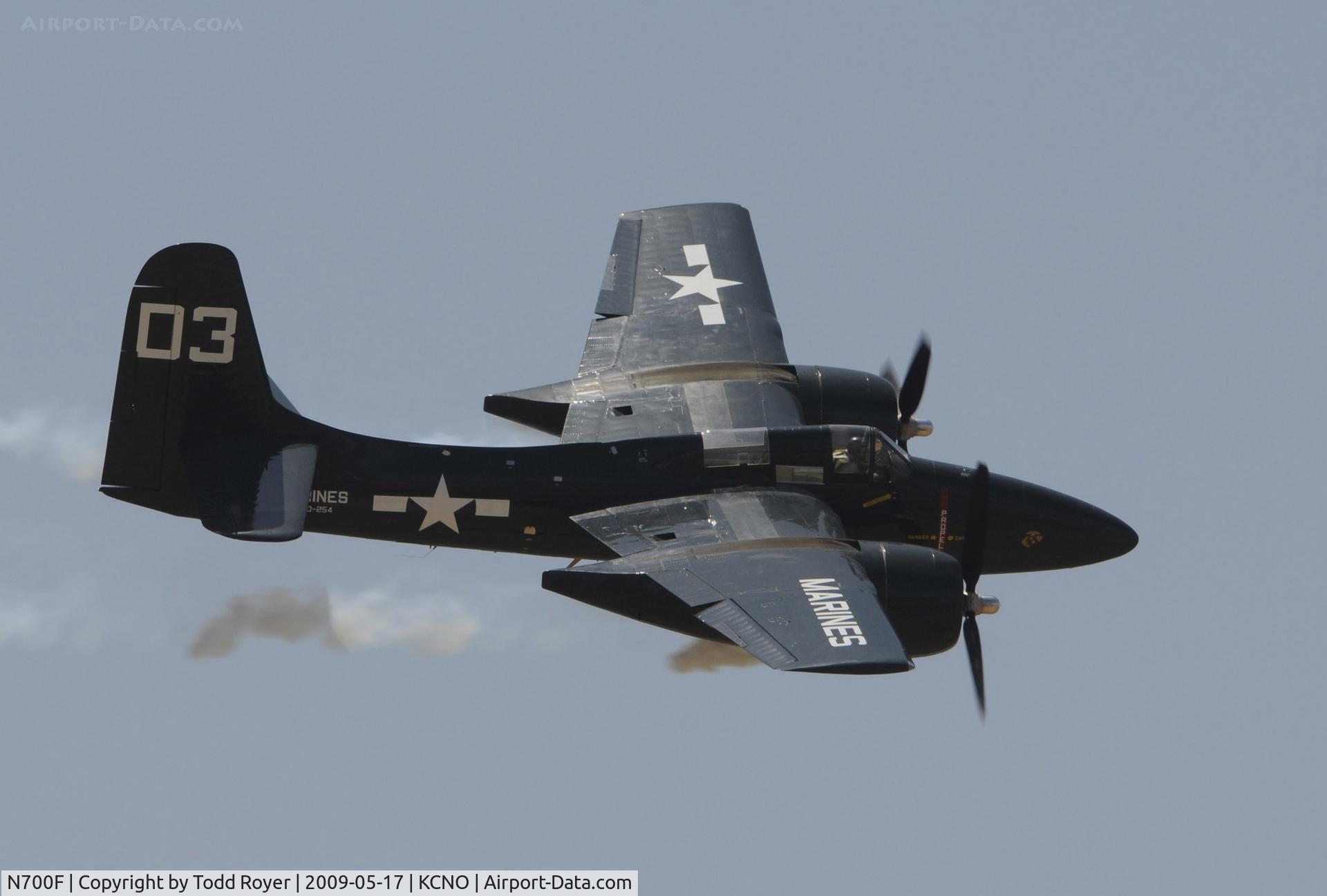 N700F, 1945 Grumman F7F-3 Tigercat C/N C.132, Chino Airshow 2009