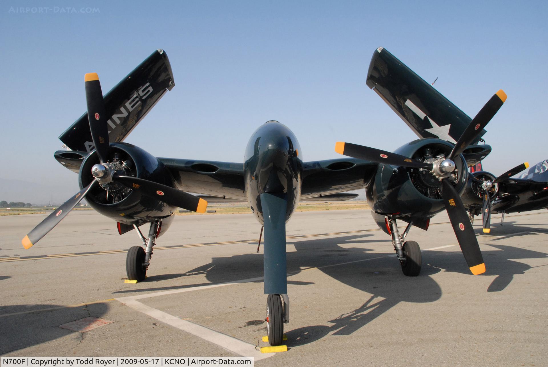 N700F, 1945 Grumman F7F-3 Tigercat C/N C.132, Chino Airshow 2009