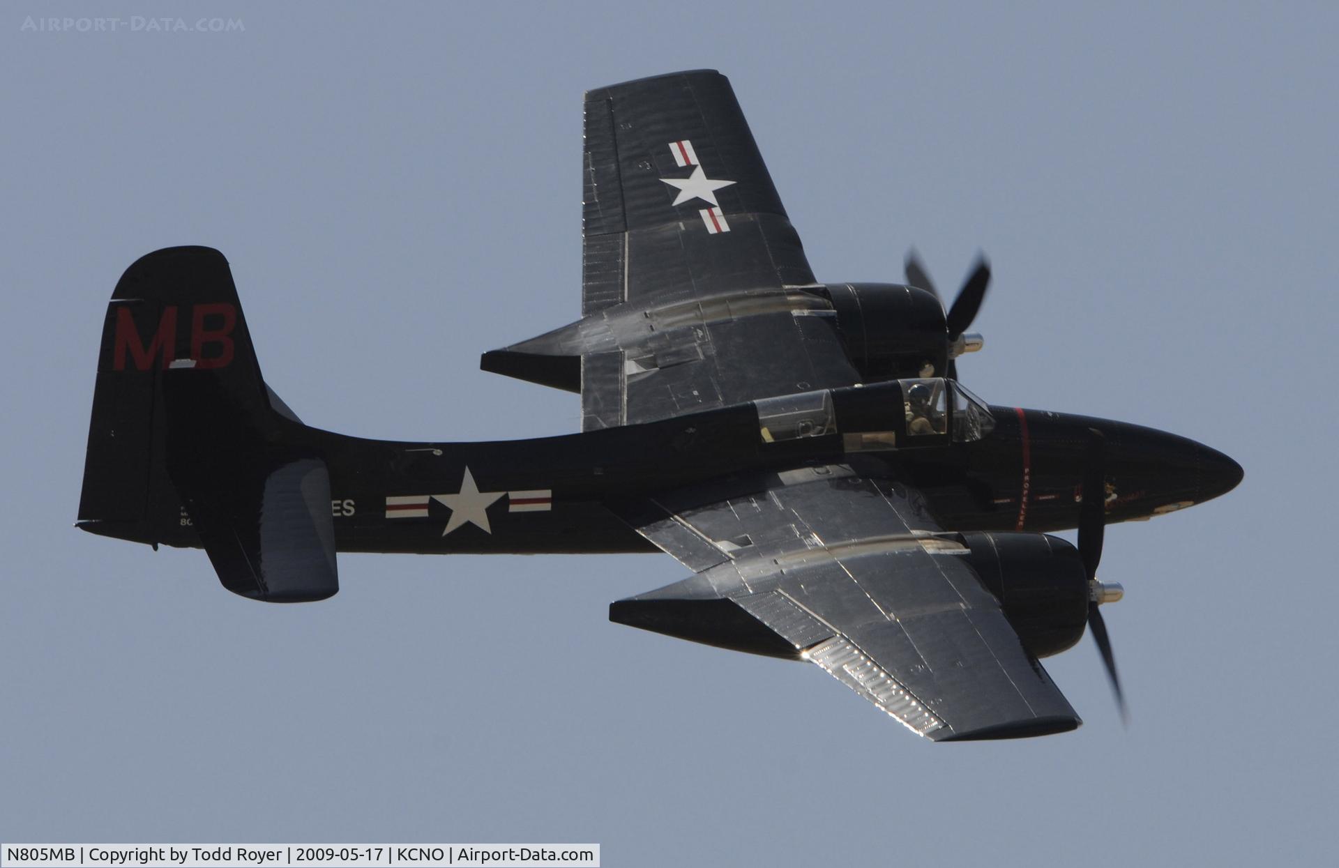N805MB, 1945 Grumman F7F-3 Tigercat C/N C.245, Chino Airshow 2009