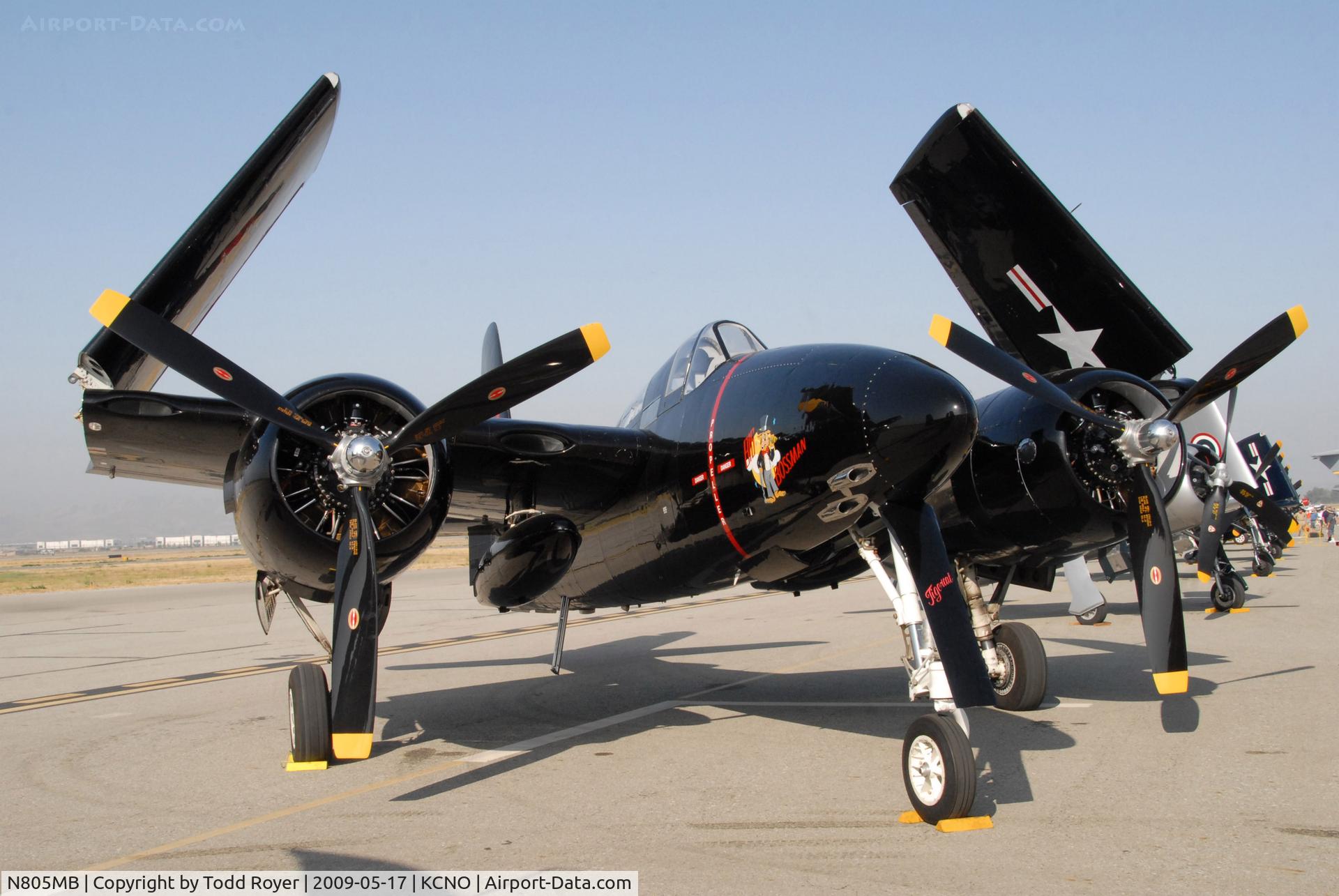 N805MB, 1945 Grumman F7F-3 Tigercat C/N C.245, Chino Airshow 2009