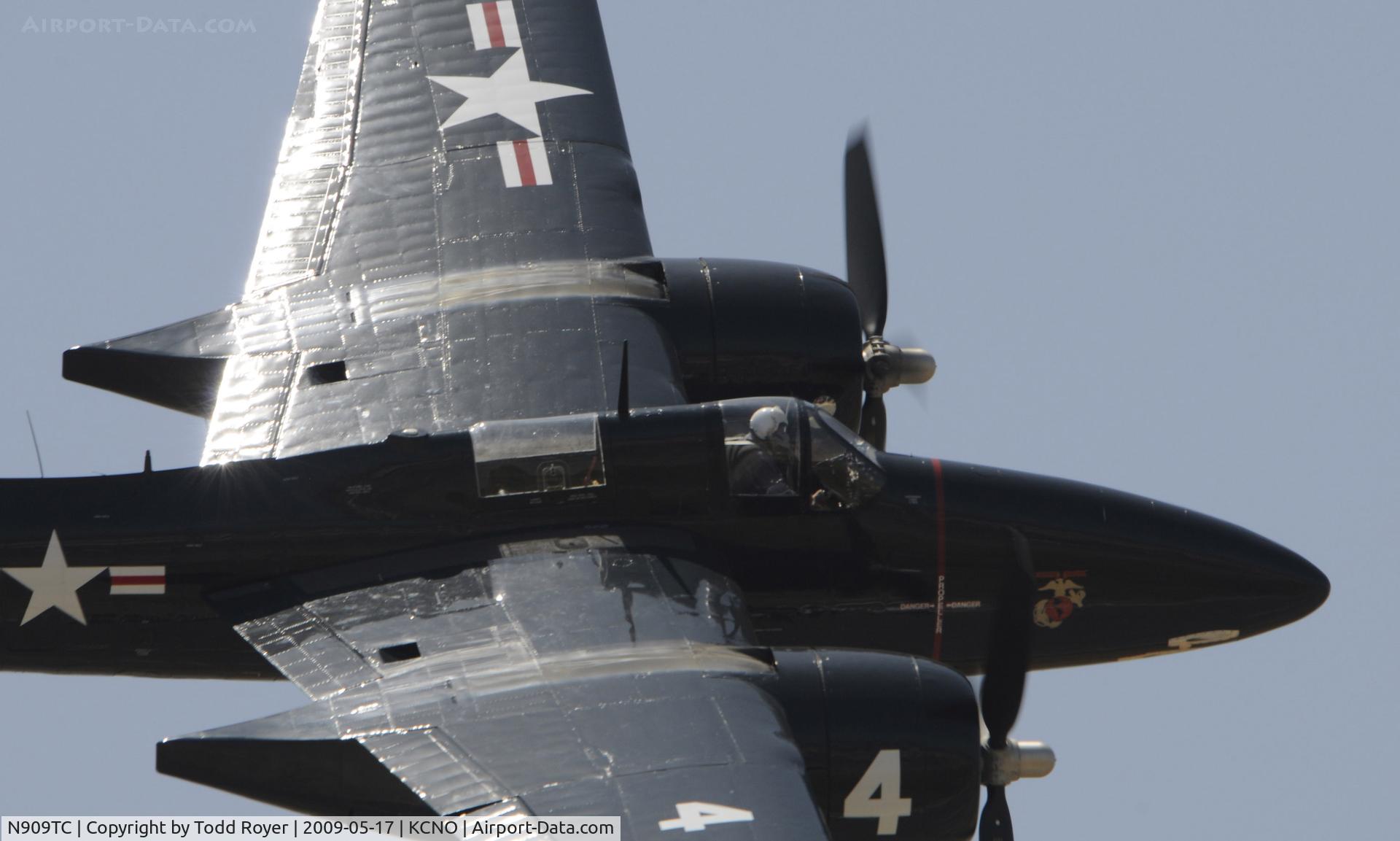 N909TC, 1945 Grumman F7F-3P Tigercat C/N 80425, Chino Airshow 2009