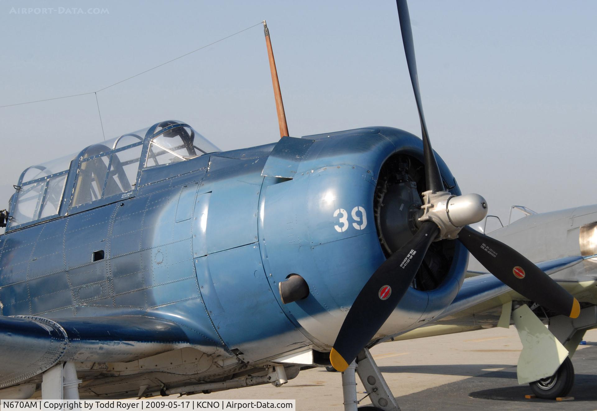 N670AM, 1993 Douglas SBD-5 Dauntless C/N 28536, Chino Airshow 2009
