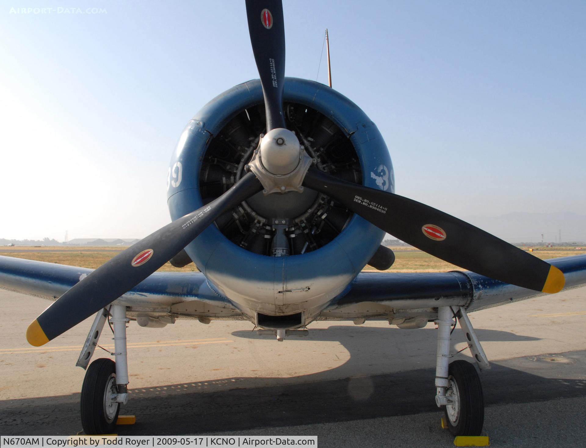 N670AM, 1993 Douglas SBD-5 Dauntless C/N 28536, Chino Airshow 2009