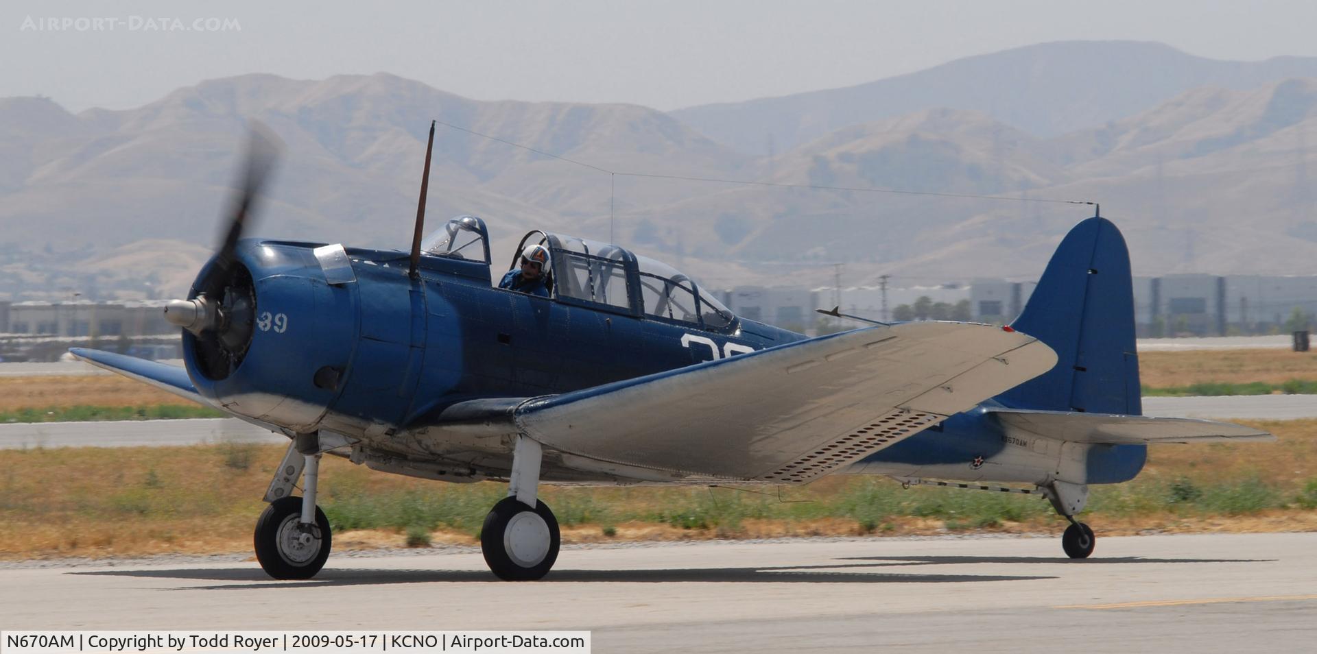 N670AM, 1993 Douglas SBD-5 Dauntless C/N 28536, Chino Airshow 2009