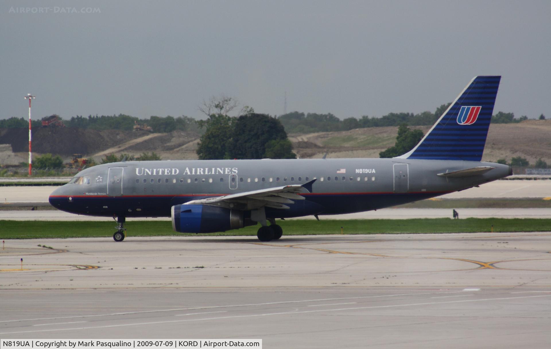 N819UA, 1998 Airbus A319-131 C/N 893, Airbus A319