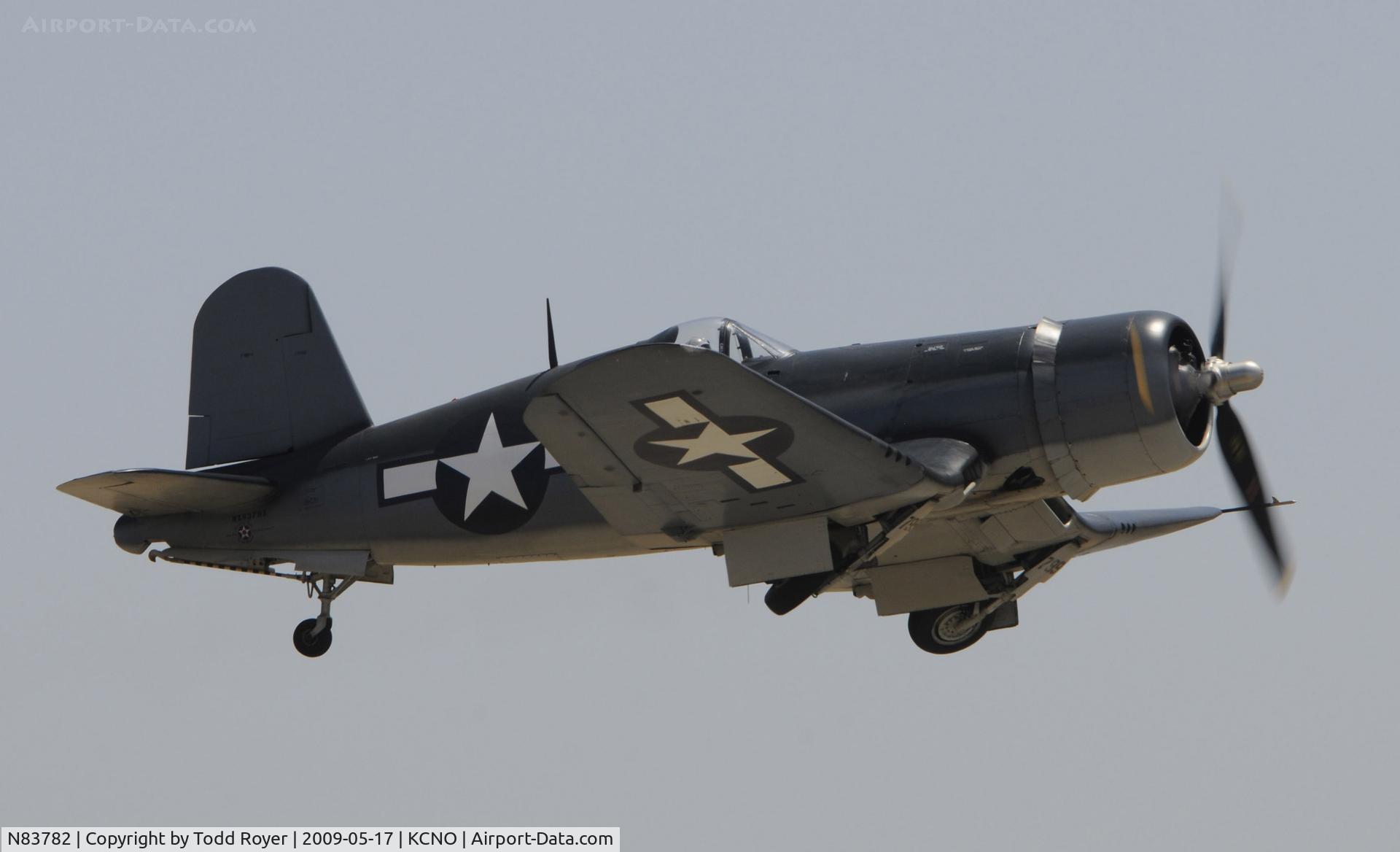 N83782, 1942 Vought F4U-1 Corsair C/N 3884 (Bu 17799), Chino Airshow 2009