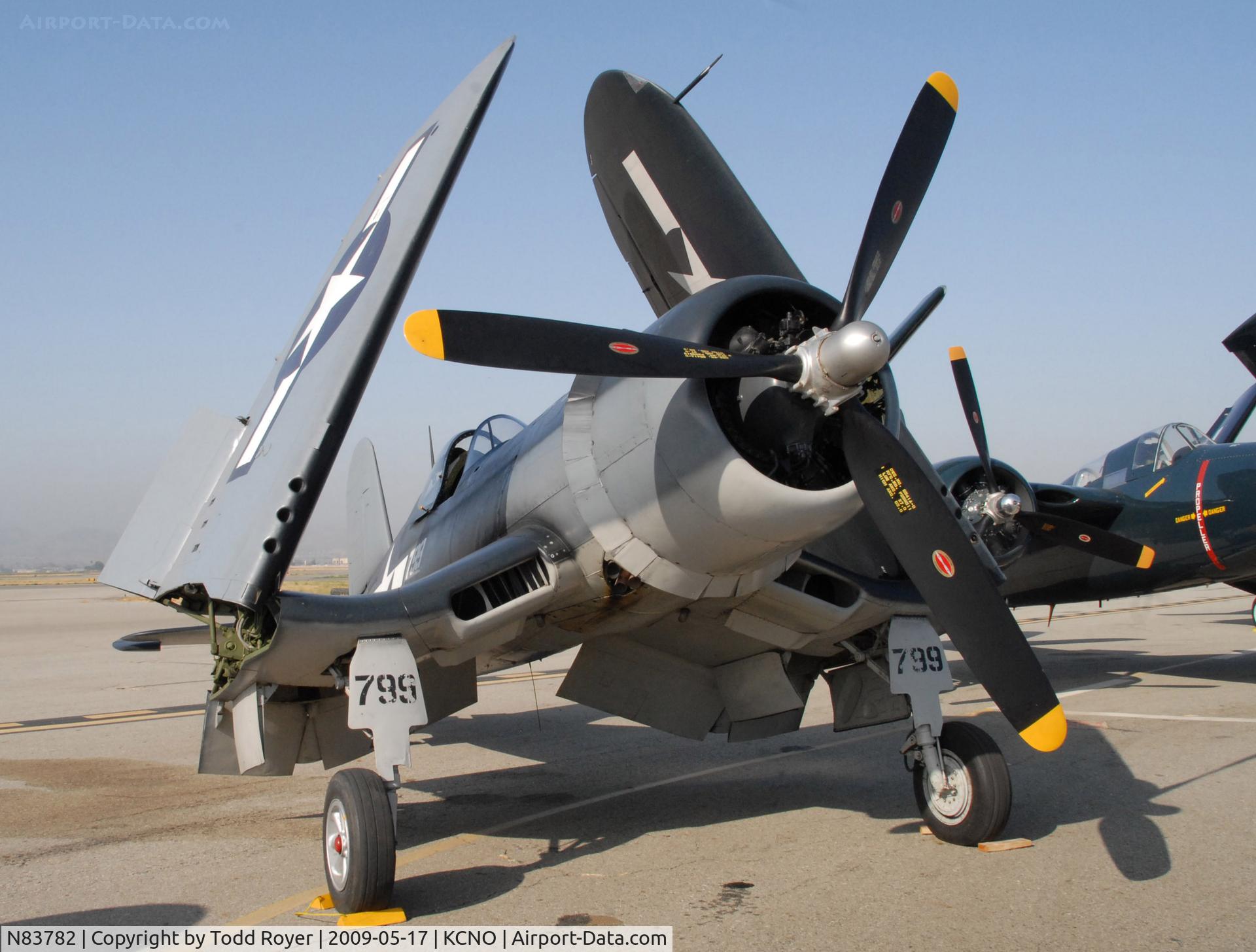 N83782, 1942 Vought F4U-1 Corsair C/N 3884 (Bu 17799), Chino Airshow 2009