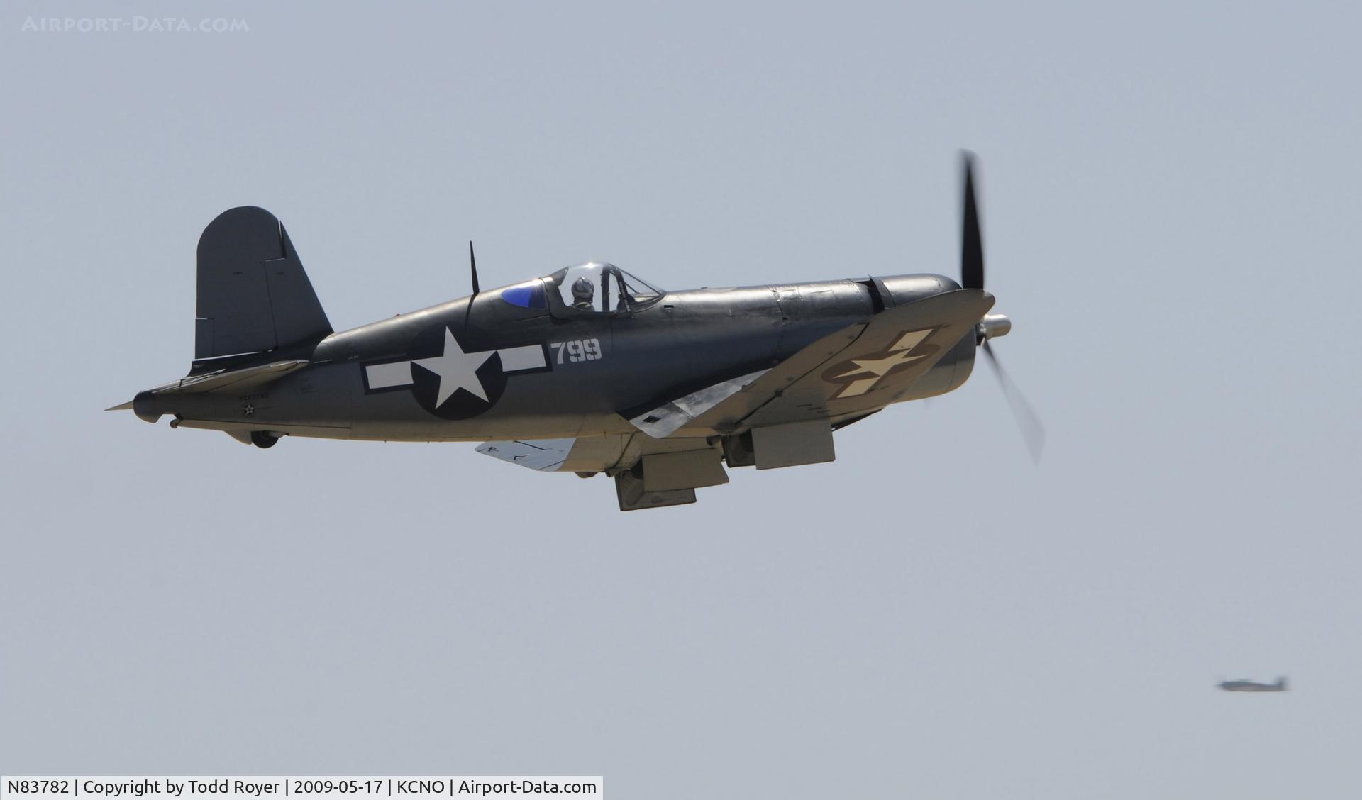 N83782, 1942 Vought F4U-1 Corsair C/N 3884 (Bu 17799), Chino Airshow 2009