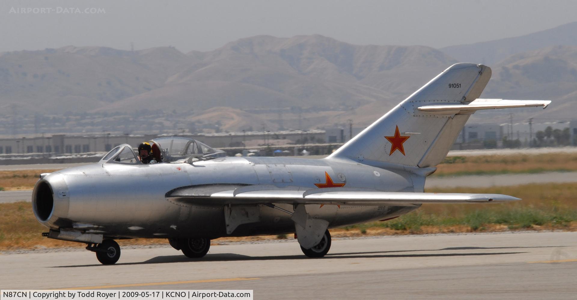 N87CN, Mikoyan-Gurevich MiG-15 C/N 910-51, Chino Airshow 2009