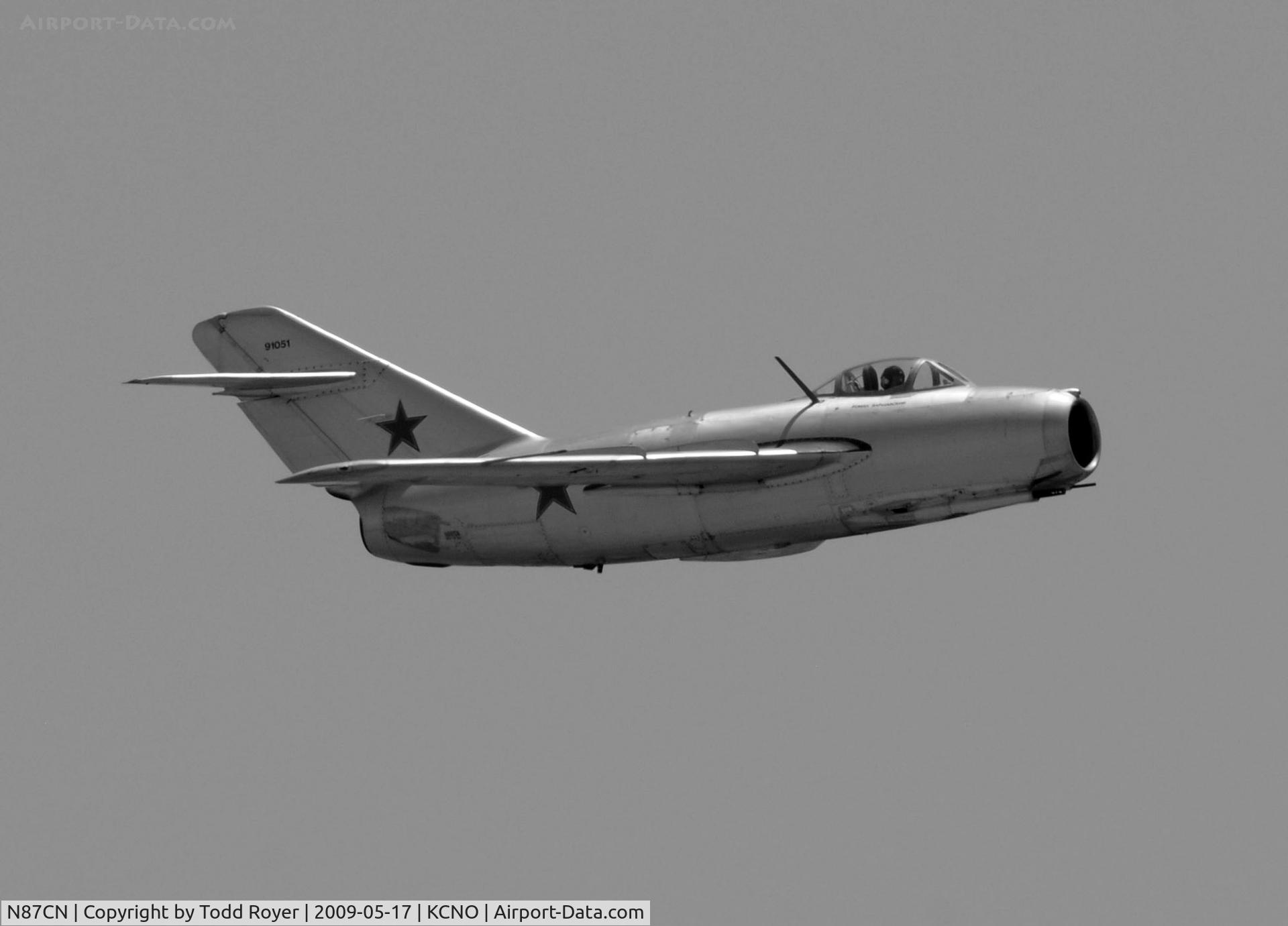 N87CN, Mikoyan-Gurevich MiG-15 C/N 910-51, Chino Airshow 2009